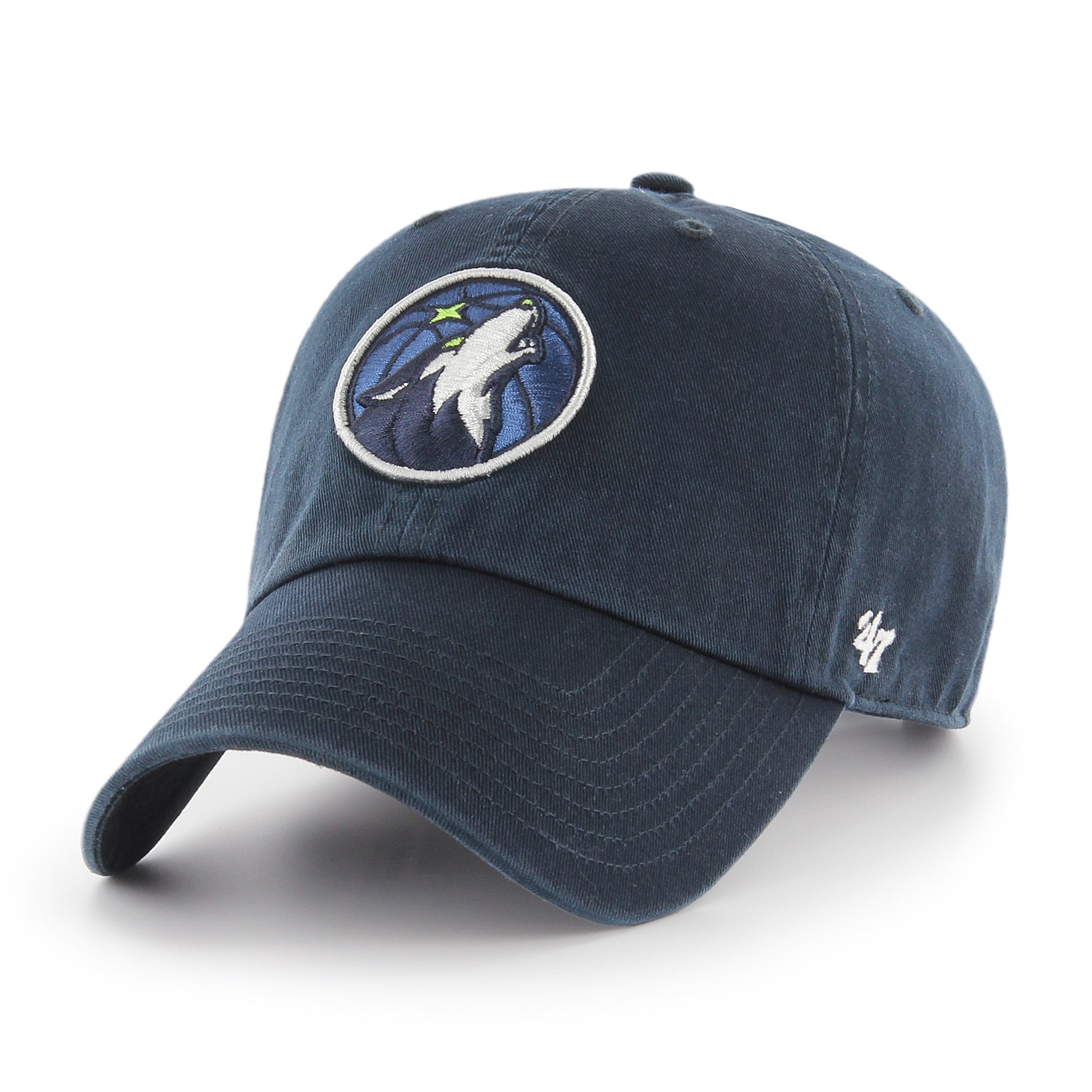 47 Brand Minnesota Timberwolves Adjustable Snapback Hat - Navy Blue for Men & Women - Perfect for Basketball Games, Outdoor Activities & Casual Wear