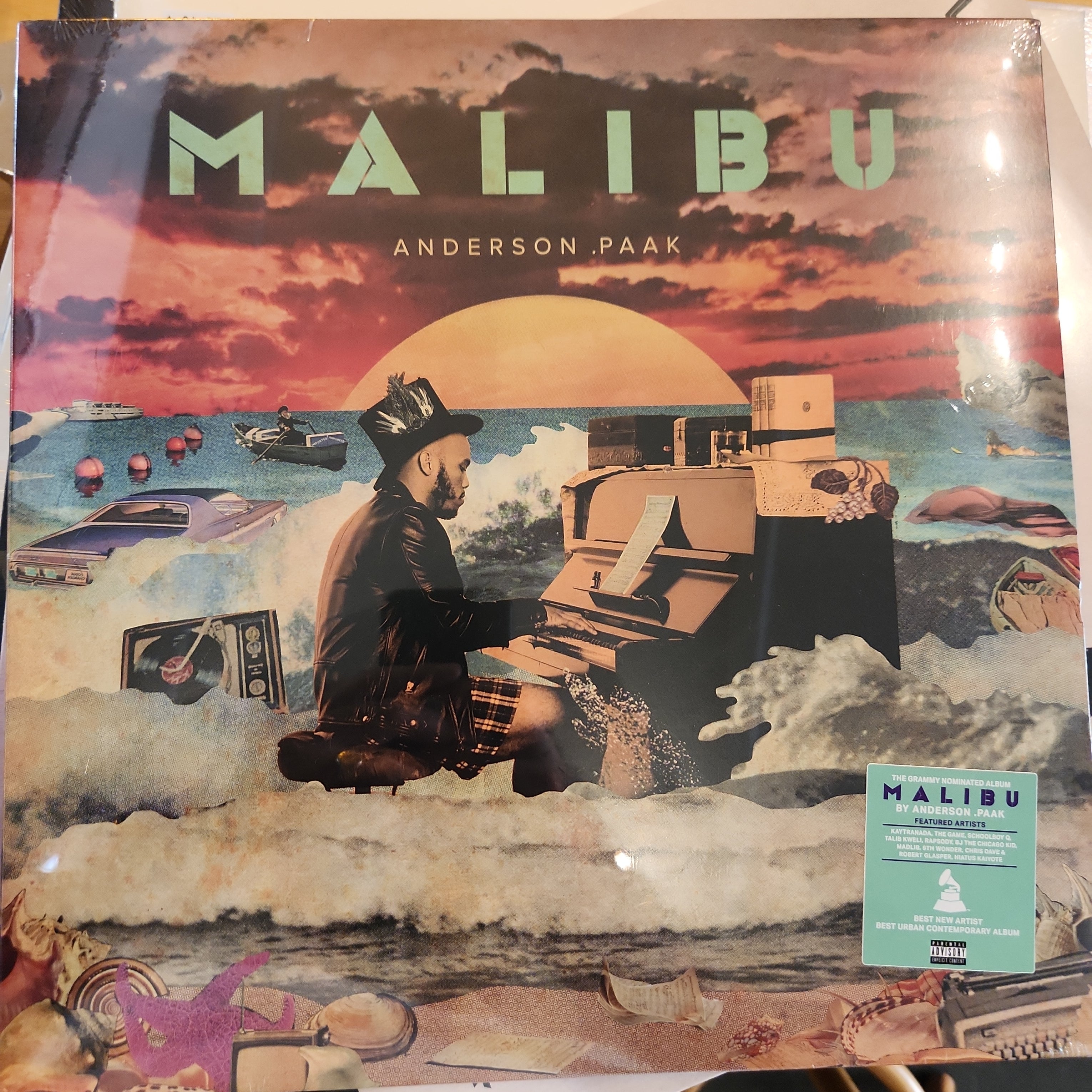 Anderson Paak - Malibu Vinyl LP Record | Limited Edition R&B & Hip-Hop Album | Perfect for Music Collectors & Vinyl Enthusiasts | Home Listening & Gift Idea