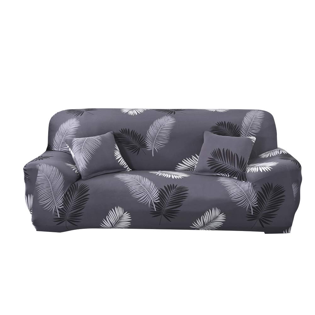Stretchable 2-Seater Sofa Slipcover - Universal Elastic Couch Cover with Removable & Washable Fabric - Perfect for Living Room, Apartment, and Office (Pattern #3)
