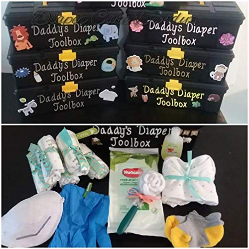 Daddy's Diaper Toolbox - Essential Baby Shower Gift for New Parents | Perfect for Diaper Changes, Nursery Organization & Parenting Essentials