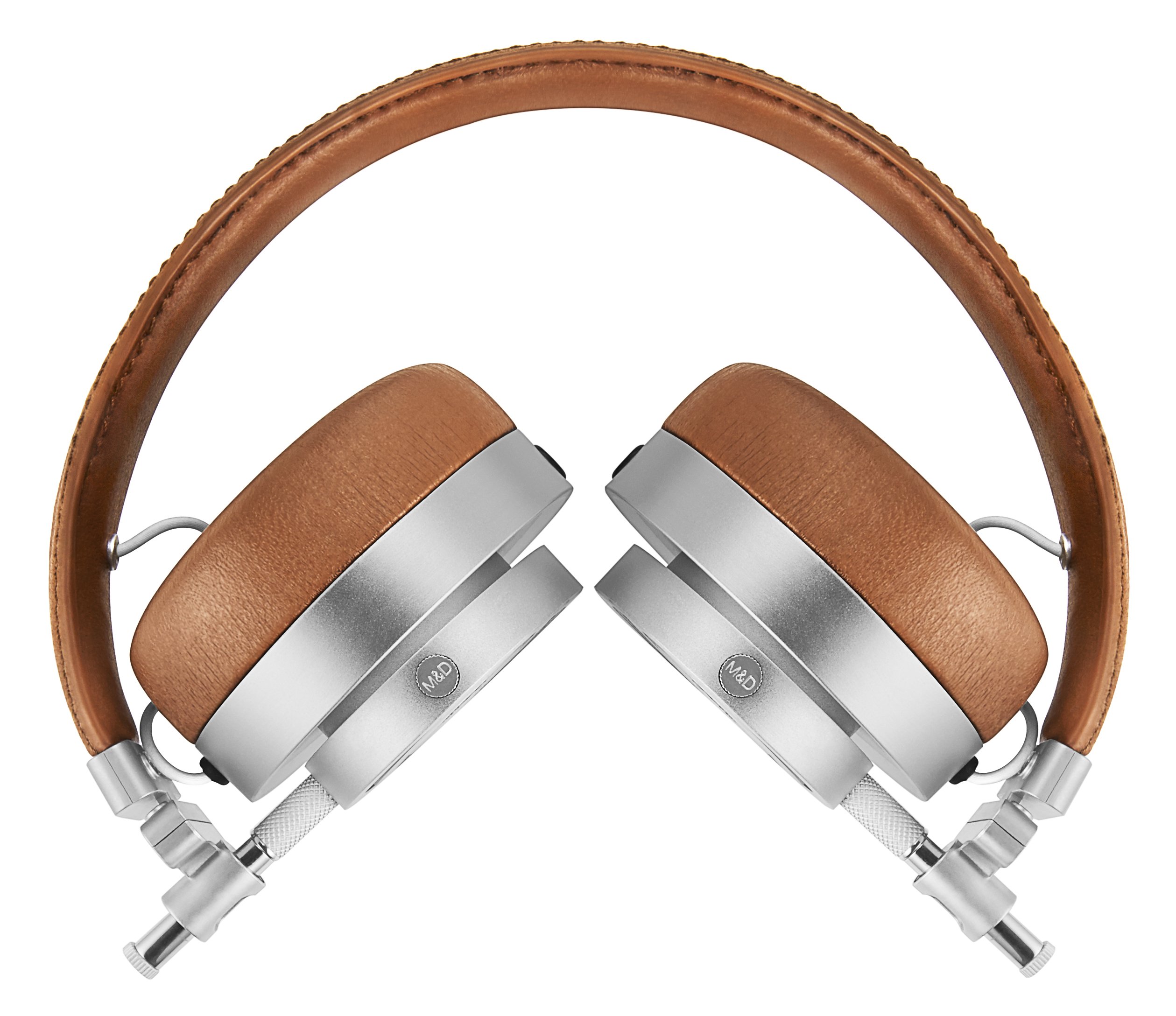 Master & Dynamic MH30 Foldable Premium Leather On-Ear Headphones - Hi-Fi Sound, Luxury Brown Leather Design (Renewed) - Perfect for Travel, Office & Home Listening