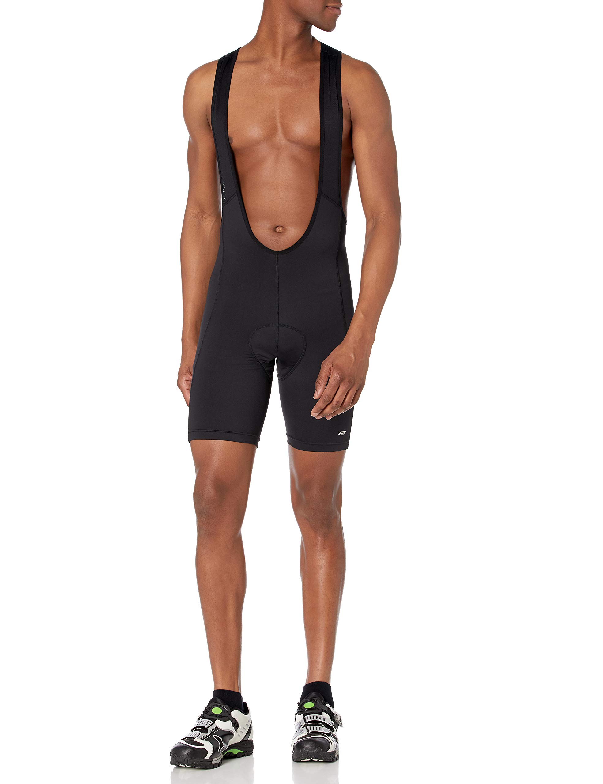 Amazon Essentials Men's Cycling Bib Shorts - Breathable Padded Bike Shorts for Road & Mountain Biking - Comfortable Cycling Gear for Training & Long Rides