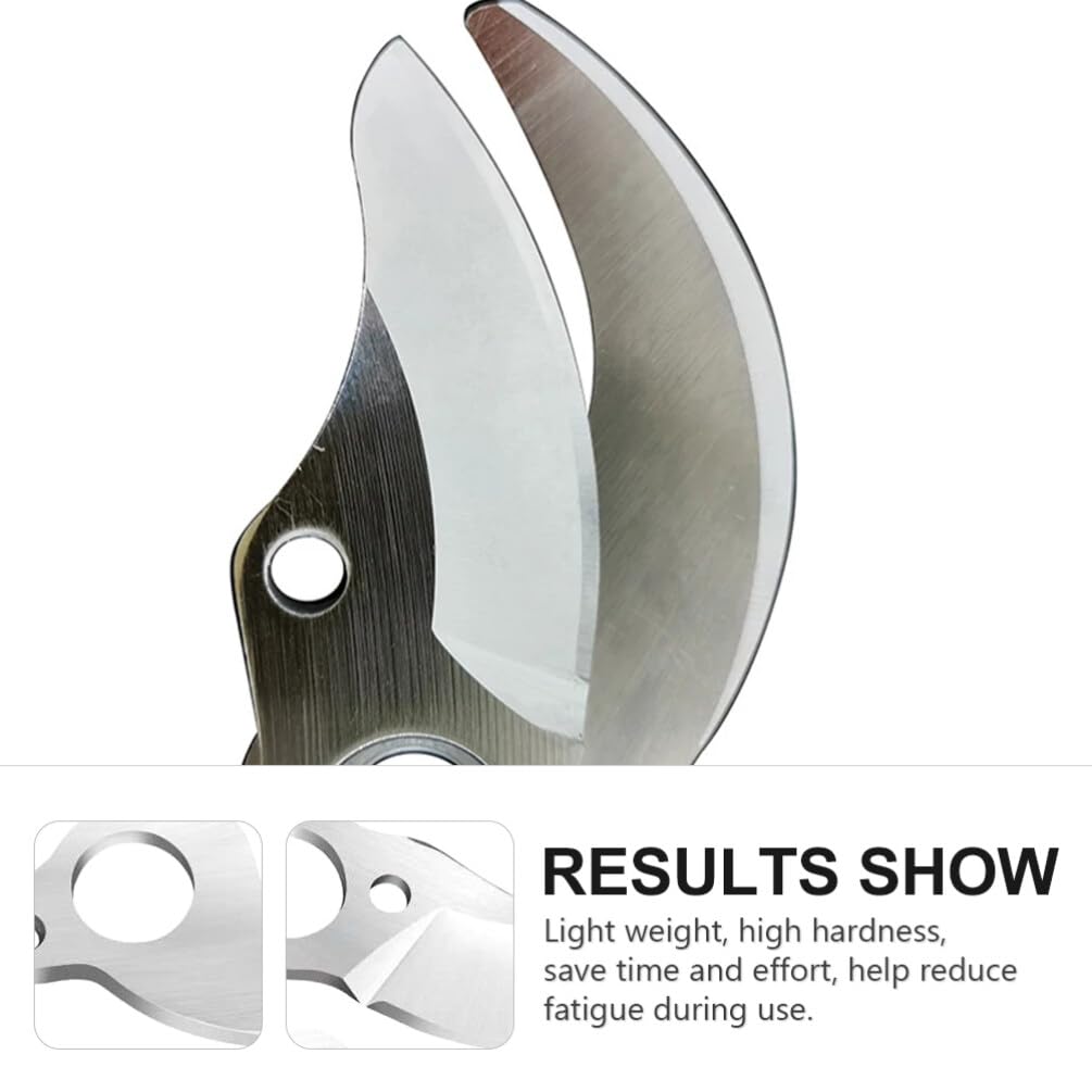 Cordless Electric Trimmer & Pruning Shears Set - 2 Pcs Replacement Blades for Gardening Tools | Perfect for Landscaping, Hedge Trimming & DIY Garden Care