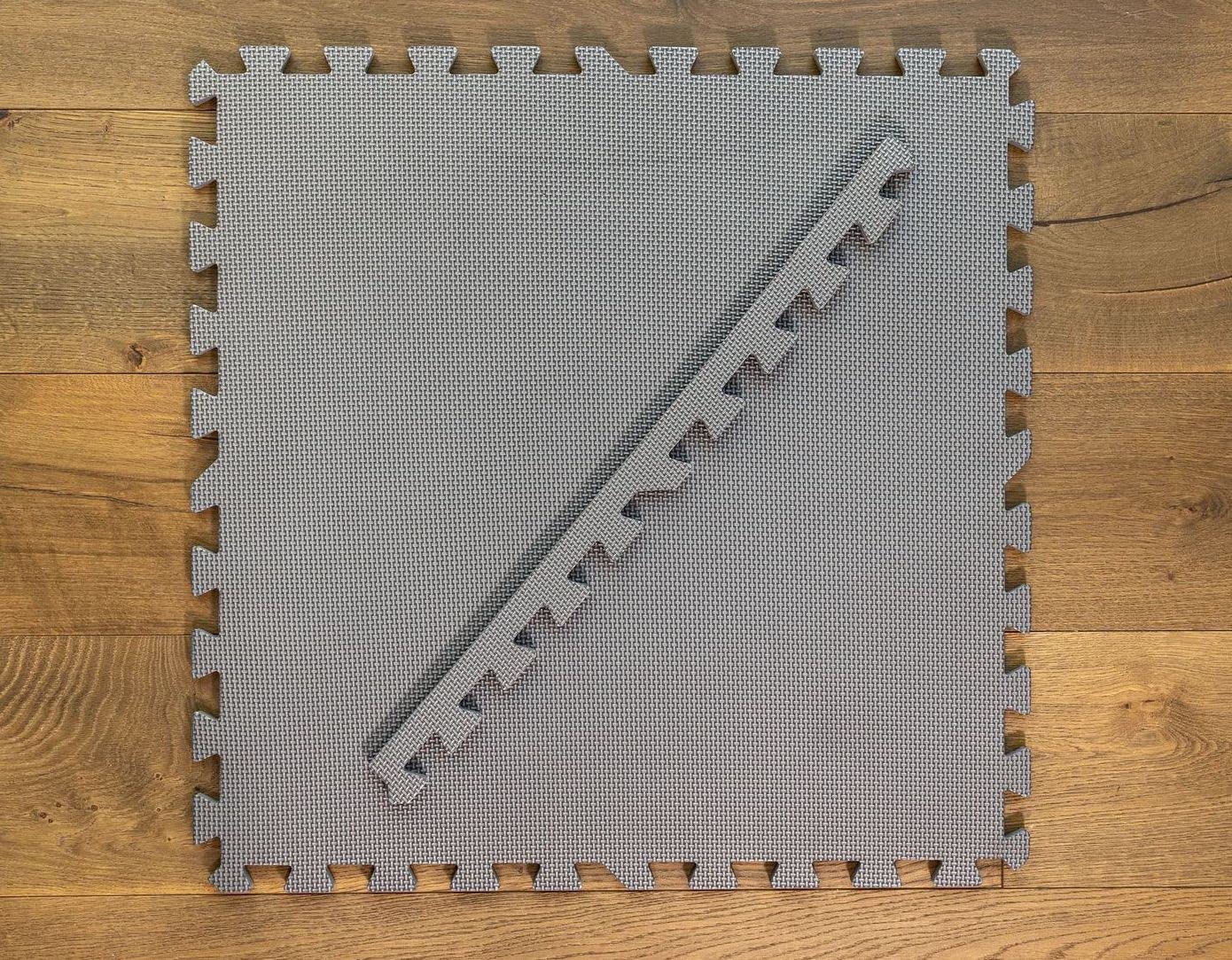 Square Brands Interlocking Gym Floor Tiles - 3/8