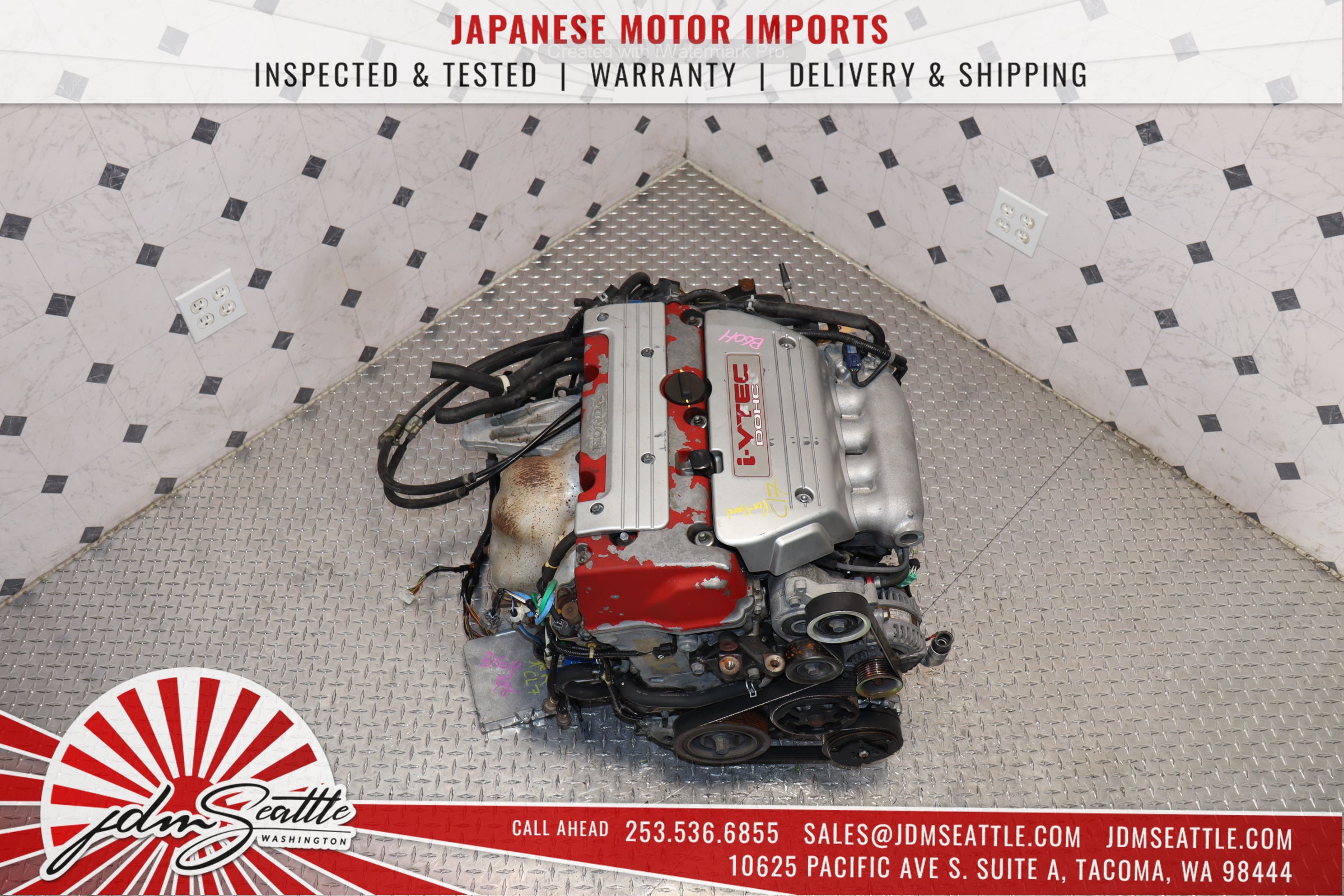 JDM K20A CL7 EURO R iVTEC 2.0L Engine with 6-Speed LSD Manual Transmission - High Performance Swap for Honda Civic, Integra, RSX | Racing & Street Tuning