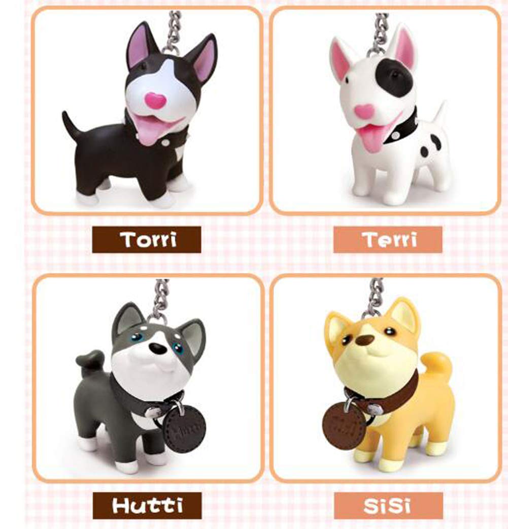 Cute Bull Terrier Dog Keychain - Durable Key Ring for Car Keys, Gifts for Kids & Adults, Friendship Party Favors - Perfect for Everyday Use, Gifts & Pet Lovers