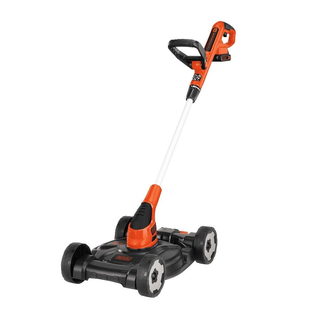 BLACK+DECKER 20V MAX Cordless 3-in-1 Lawn Mower, String Trimmer & Edger (MTC220) - Perfect for Small to Medium Yards, Patios & Garden Maintenance