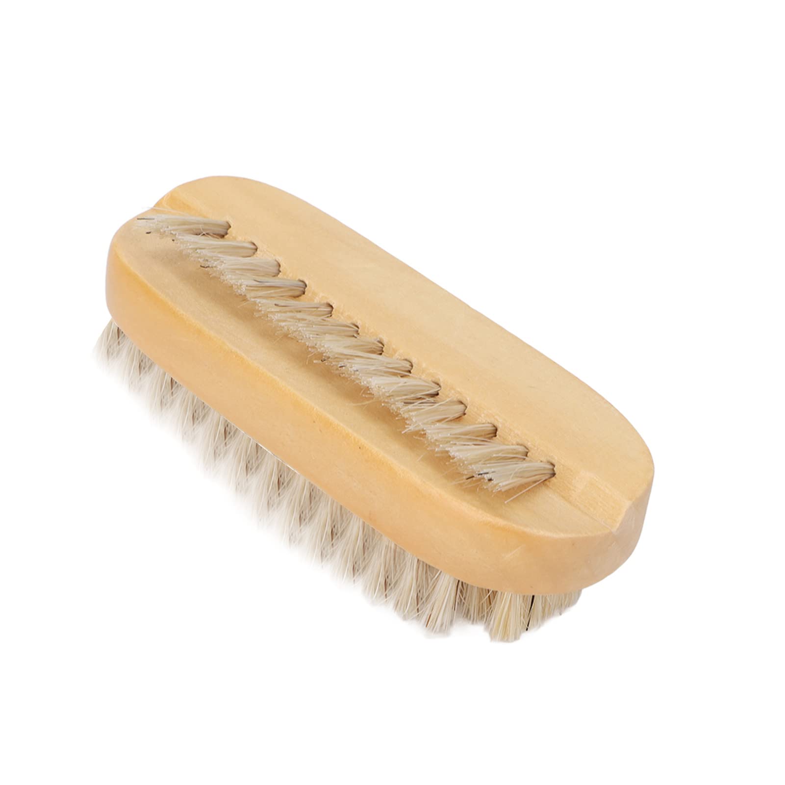 Premium Nail Brush for Women & Men - Dual-Sided Faux Pig Hair Nail Cleaner for Fingers & Toes - Perfect for Manicures, Pedicures & At-Home Nail Care