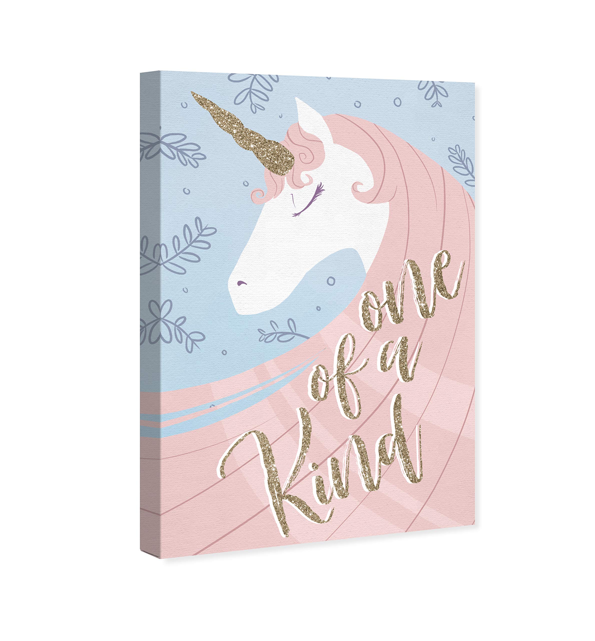 Oliver Gal Artist Co. Fantasy Wall Art Canvas Prints - 'One of a Kind' Home Décor, 20x30 Inches, Pink & Gold - Perfect for Living Room, Bedroom & Office Decor