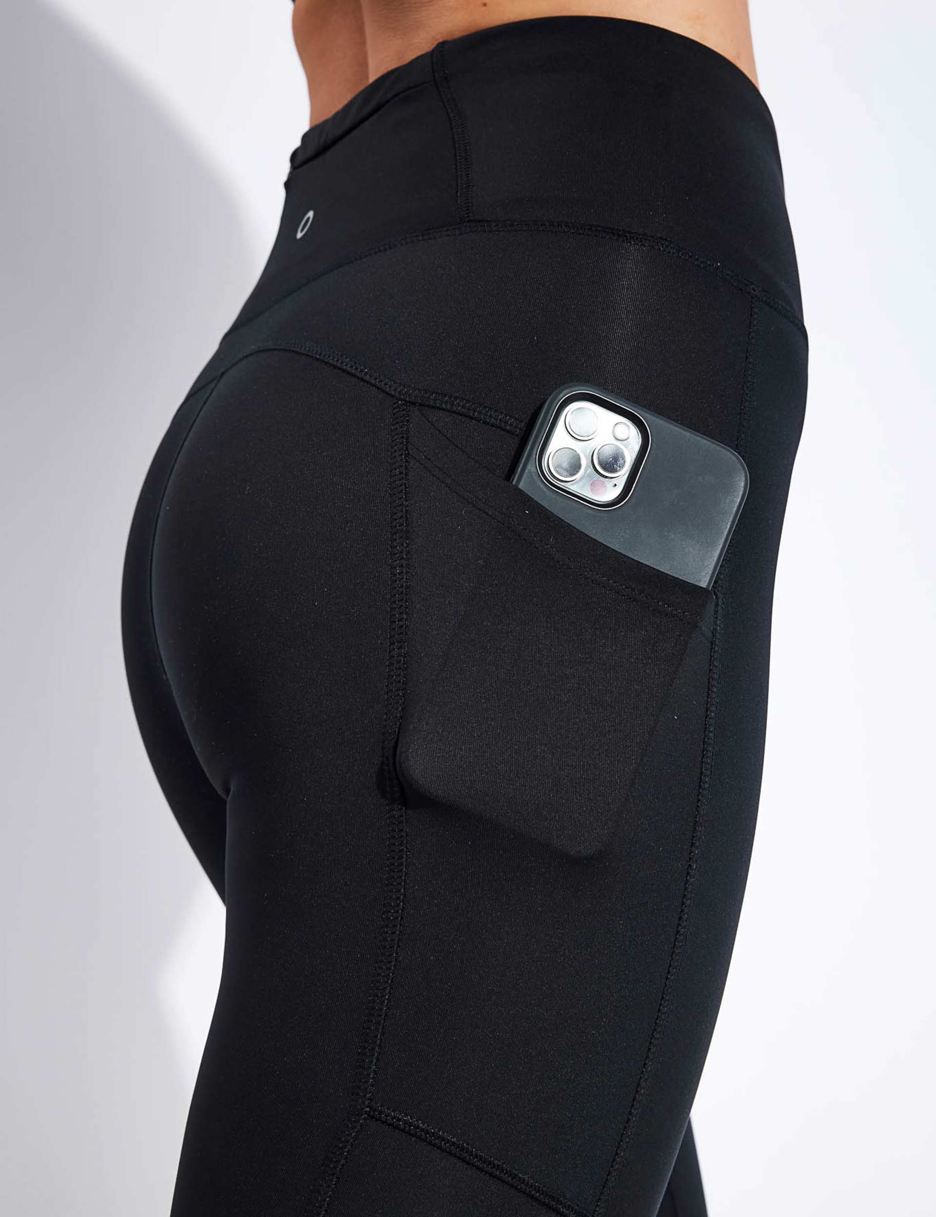 Go Move High Waisted Yoga Pants for Women - Tummy Control Workout Leggings - Black - Perfect for Gym, Running & Lounge Wear