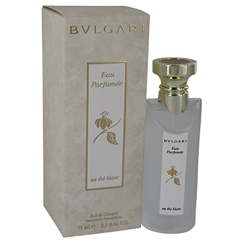 Bulgari Eau Parfumée White Tea Cologne Spray 2.5 oz - Fresh Floral Scent for Women & Men | Perfect for Office, Date Night & Everyday Wear