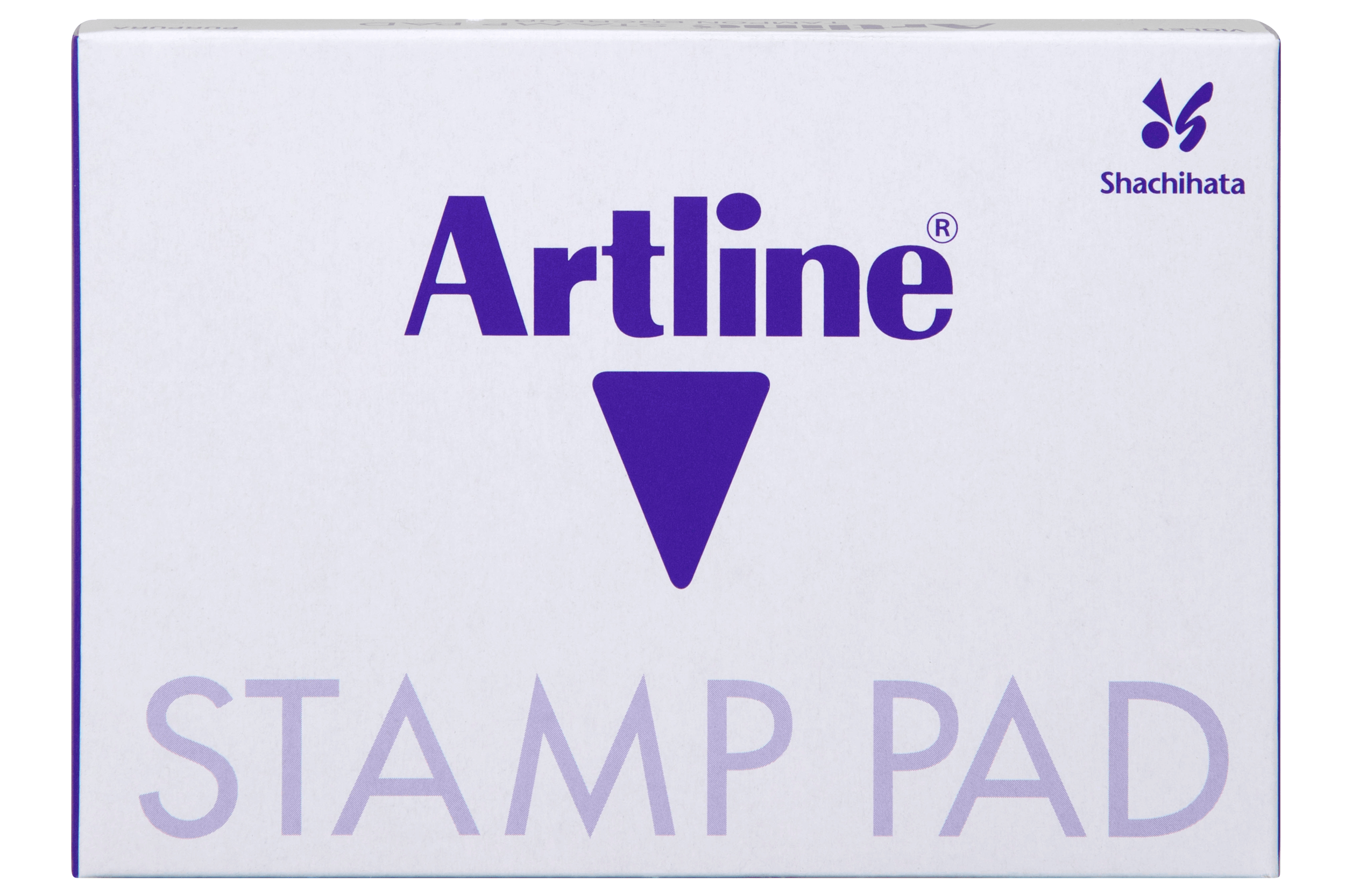Artline EHJ 3 Stamp Pad - 67mm x 106mm Purple Ink Pad for Document Stamping, Crafting & Office Use