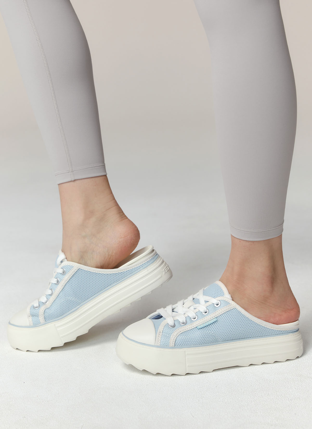 Mesh Dayrise Mule Slip-On Shoes for Women - Breathable Comfortable Summer Slides with Arch Support - Perfect for Beach, Pool, Yoga and Casual Wear