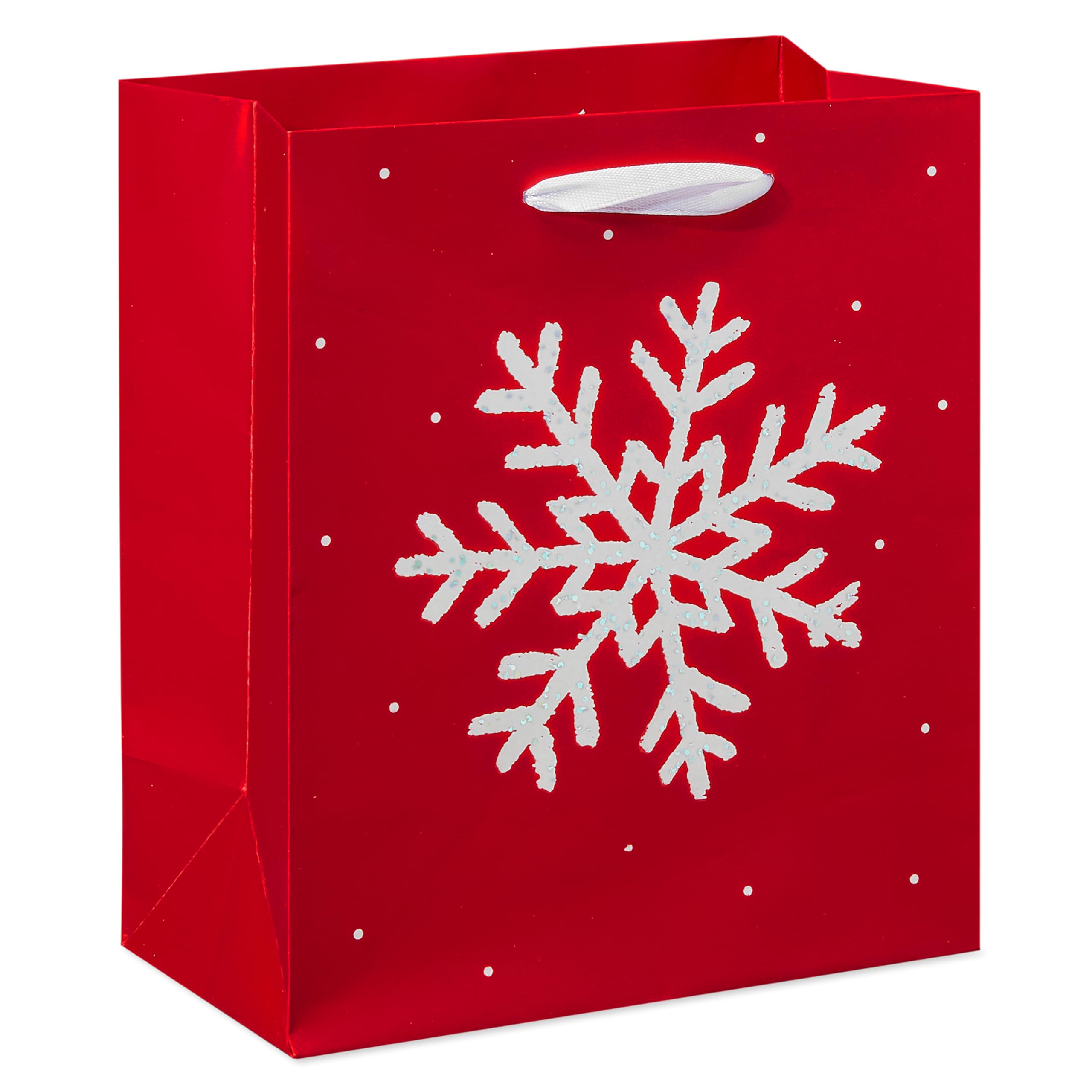 American Greetings Small Christmas Gift Bags for Kids - Cute Animal & Santa Design (5 Pack) - Perfect for Holiday Party Favors, Stocking Stuffers & Classroom Treats