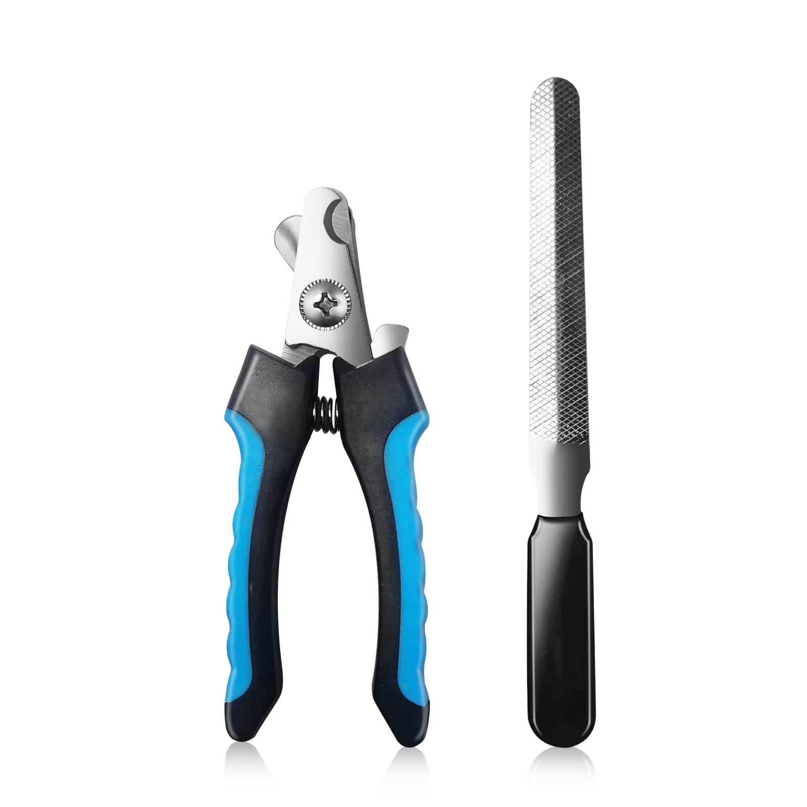 ZEZOKK Dog Nail Clippers & Trimmer for Small Medium Large Dogs & Cats - Safe Pet Nail Clippers with Safety Guard to Prevent Over Cutting - Perfect for Home Grooming & Pet Nail Care