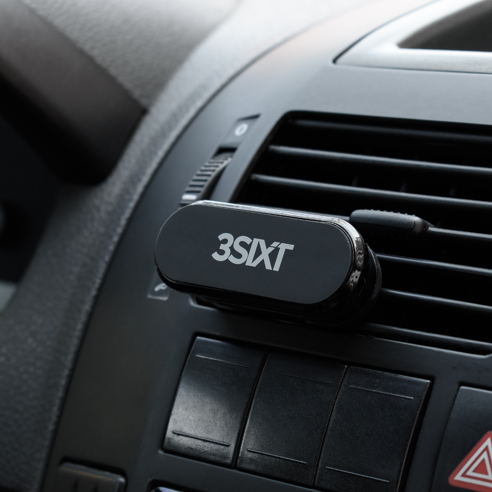 3sixT NeoVent Dual Magnetic Car Vent Mount - Strong Phone Holder for iPhone 15/14/13, Samsung Galaxy - Perfect for GPS Navigation & Hands-Free Driving