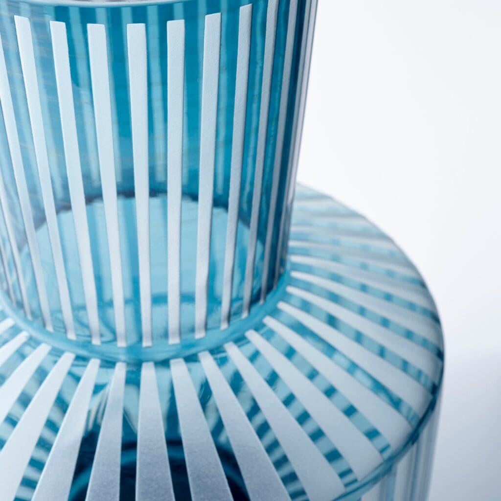 Cyan Design 10876 Large Black Lined Up Vase - Modern Home Decor for Living Room, Dining Table & Office Centerpiece