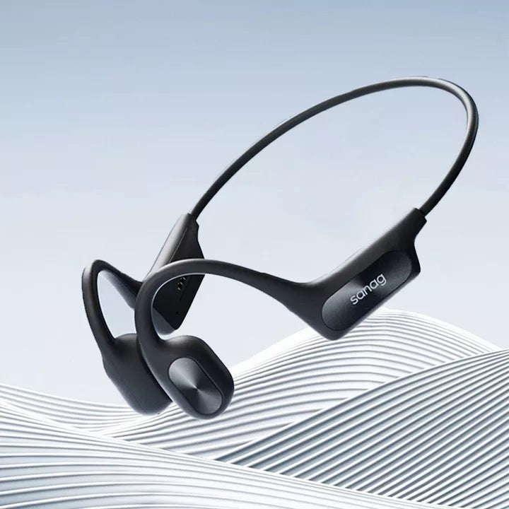 Sanag B51S Pro RunBeat 1st Gen Open Ear Bone Conduction Headphones - Wireless Bluetooth Sport Headset for Running, Cycling & Outdoor Activities