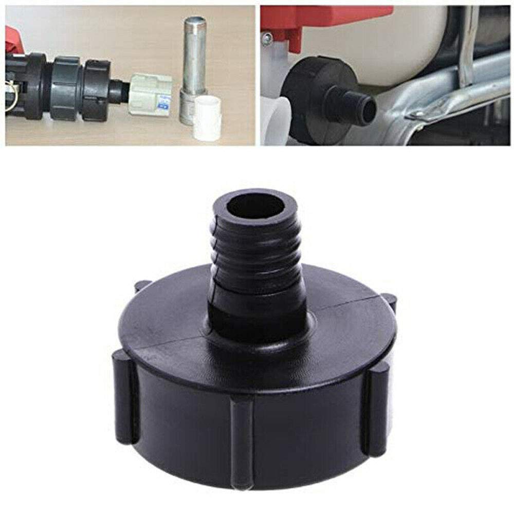 1000L IBC Water Tank Hose Adapter - 60mm Outlet to 1 Inch Connector Fitting for Industrial & Agricultural Water Transfer - Perfect for Farm Irrigation, Chemical Transport, and Liquid Storage Systems