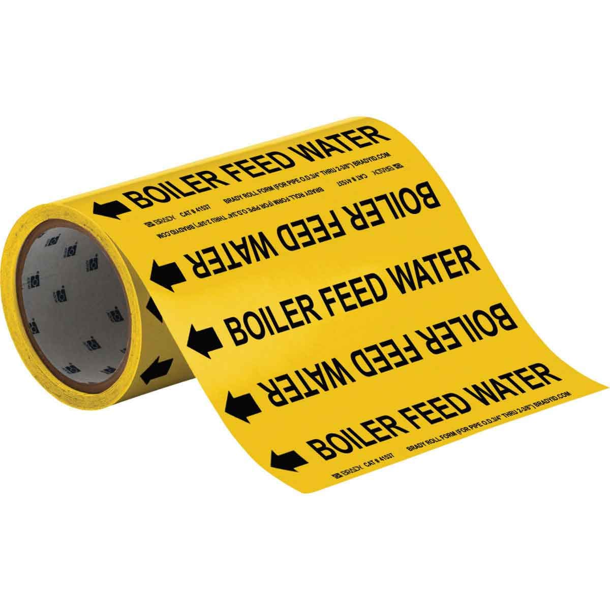 Brady 41537 B-946 Roll Form Pipe Markers - 8