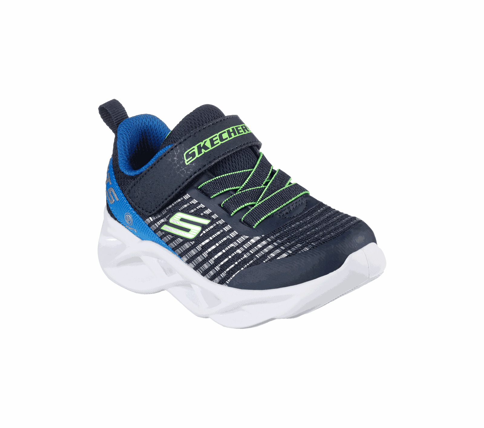 Skechers Navy Twisty Brights Toddler Sneakers - Lightweight Comfortable Kids Shoes for Boys & Girls - Perfect for Playground, School & Everyday Wear
