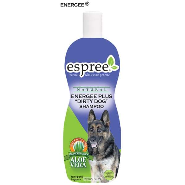 Espree Energee Plus Dirty Dog Shampoo 20oz - Deep Cleaning Pet Shampoo for Smelly & Muddy Dogs - Gentle Formula with Natural Ingredients - Perfect for Bathing After Outdoor Adventures & Playtime