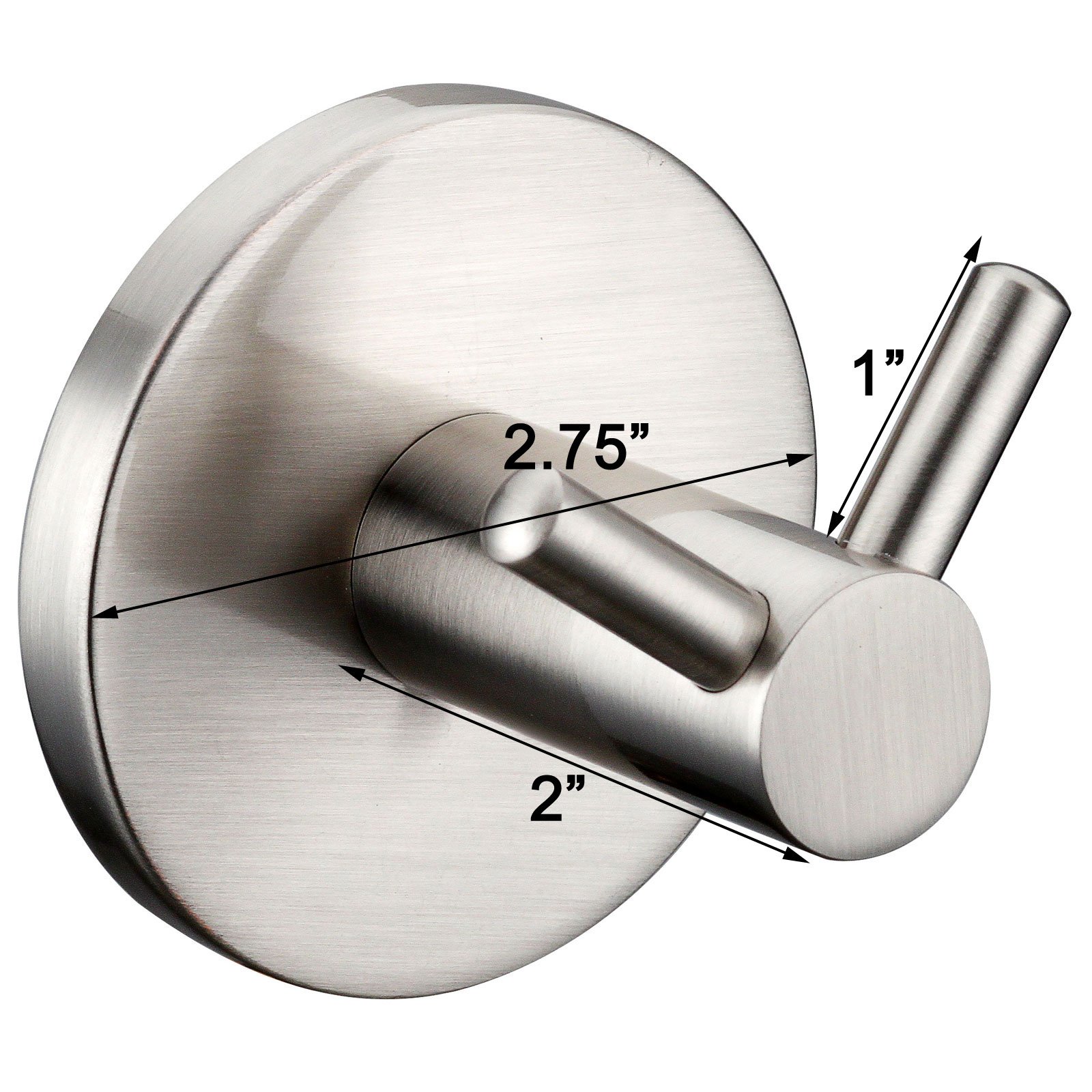 ELIMAX Brushed Nickel 24-Inch Towel Bar Set - 4-Piece Bathroom Hardware for Modern Homes | Perfect for Bathrooms, Powder Rooms & Spa Retreats