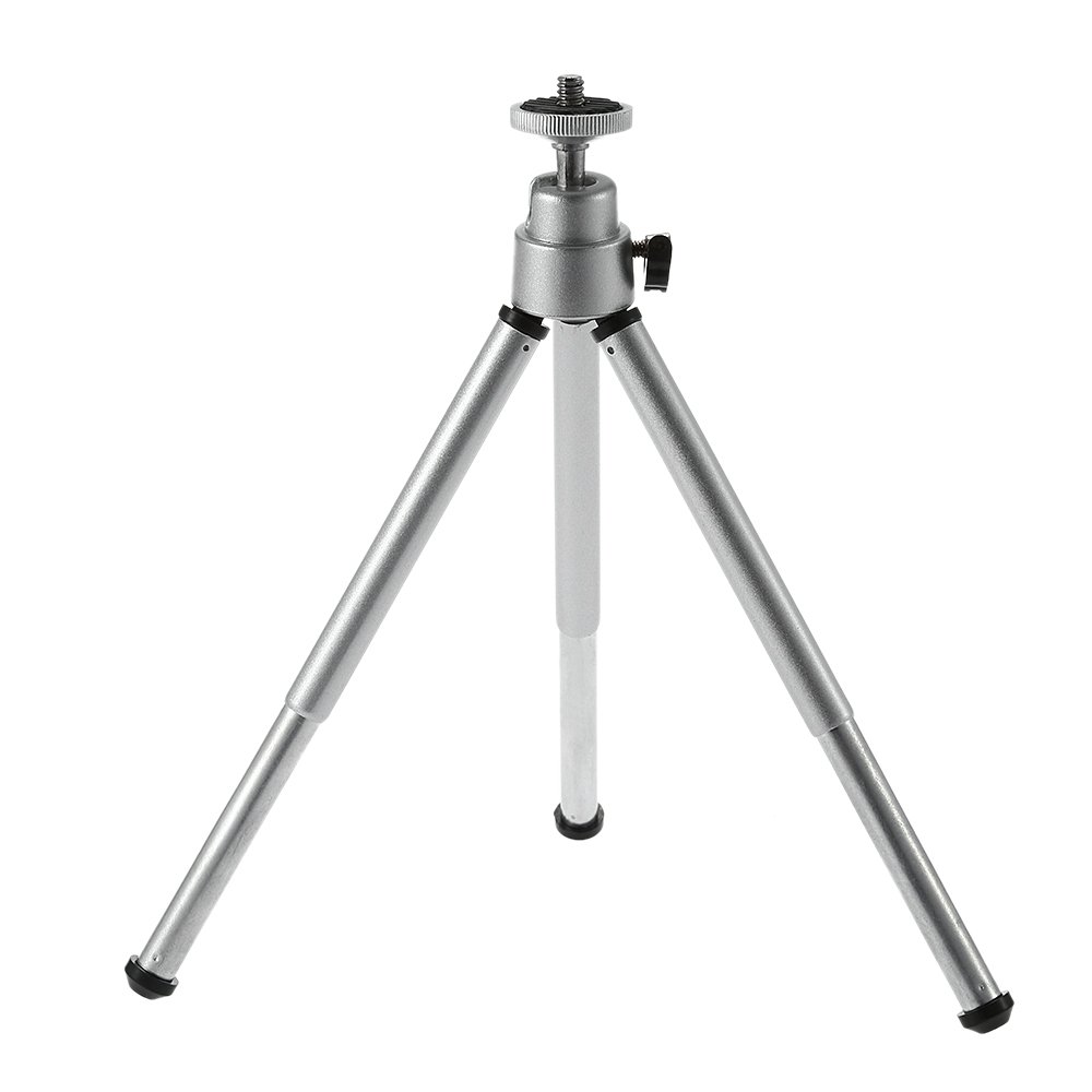 Keppy Adjustable Projector Tripod Stand - Portable Tabletop Bracket Holder for Mini Projector, DLP Camera & Smartphone | Perfect for Home Theater, Outdoor Movies & Vlogging
