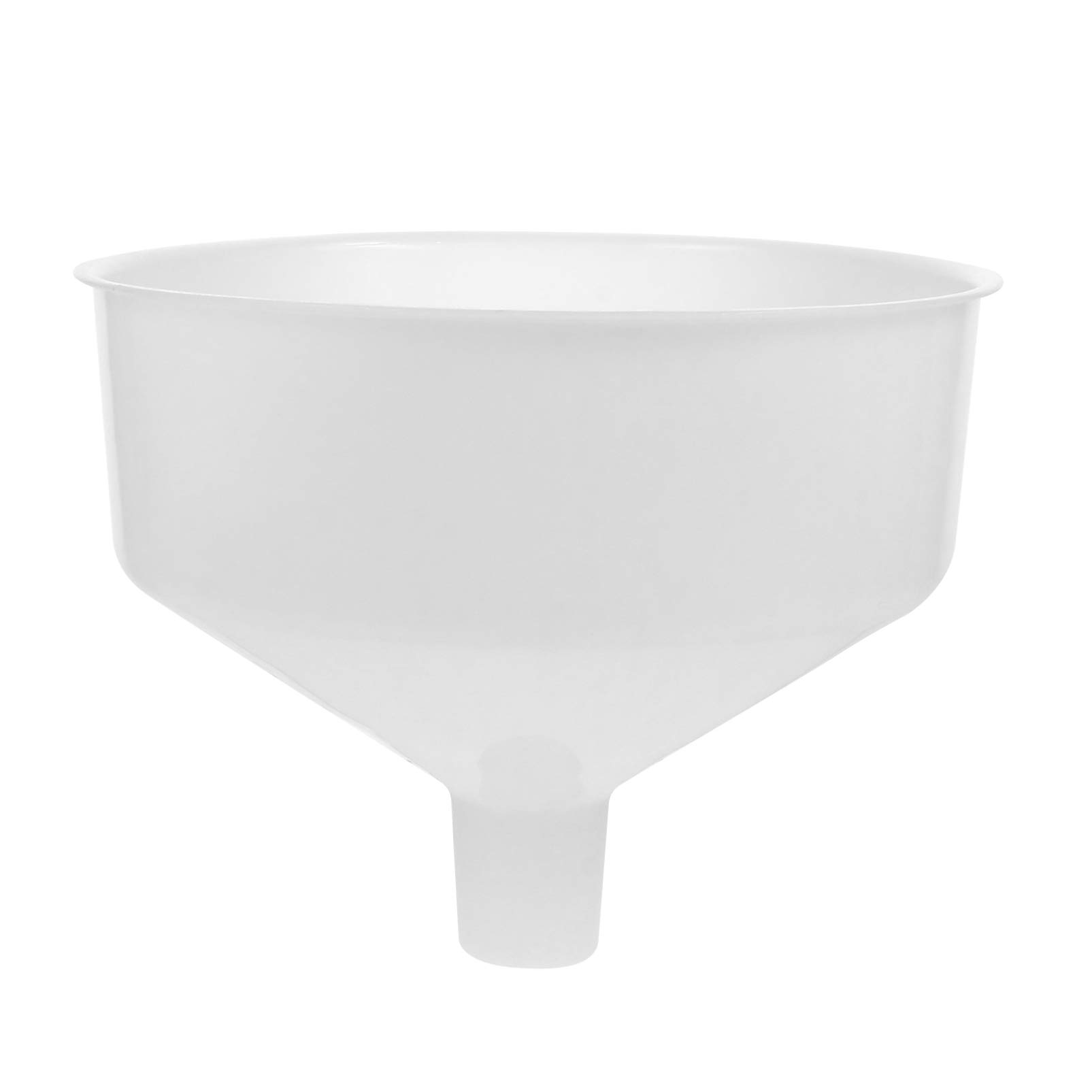 Yardwe Wide Neck Plastic Funnel - 26x26x20cm Beer & Liquid Filling Funnel for Smooth Oil Transfer, Powder & Dry Goods - Perfect for Home Brewing, Kitchen Use, and DIY Projects