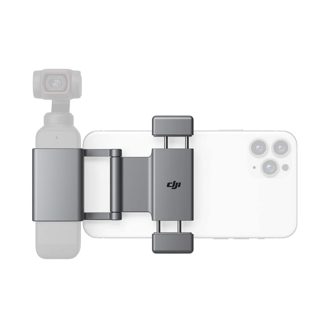 DJI Pocket 2 & Osmo Pocket Phone Mount Clip with USB-C Reader - Perfect for Vlogging, Travel & Action Camera Accessories (Compatible with Smartphones)