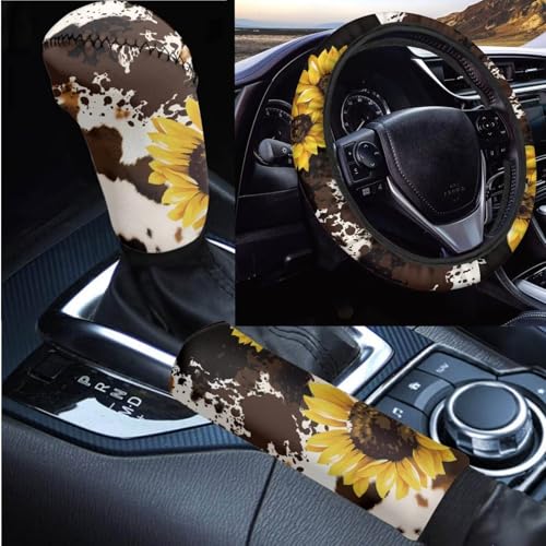 Sunflower Brown Cow Print