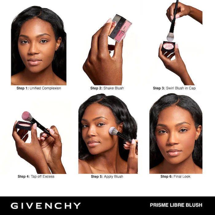 Givenchy Prisme Libre Loose Powder Blush - 12H Radiance & Long-Lasting Wear for Flawless Makeup | Perfect for Day to Night Glow & Special Occasions