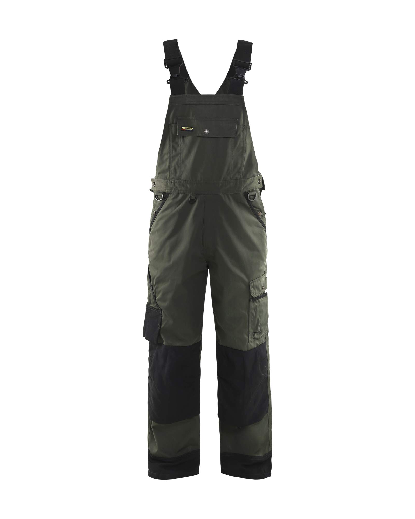 Men's Army Green & Black C48 Garden Work Overalls - Size 33/32 (Metric C48) - Durable Workwear for Gardening, Farming & Outdoor Labor