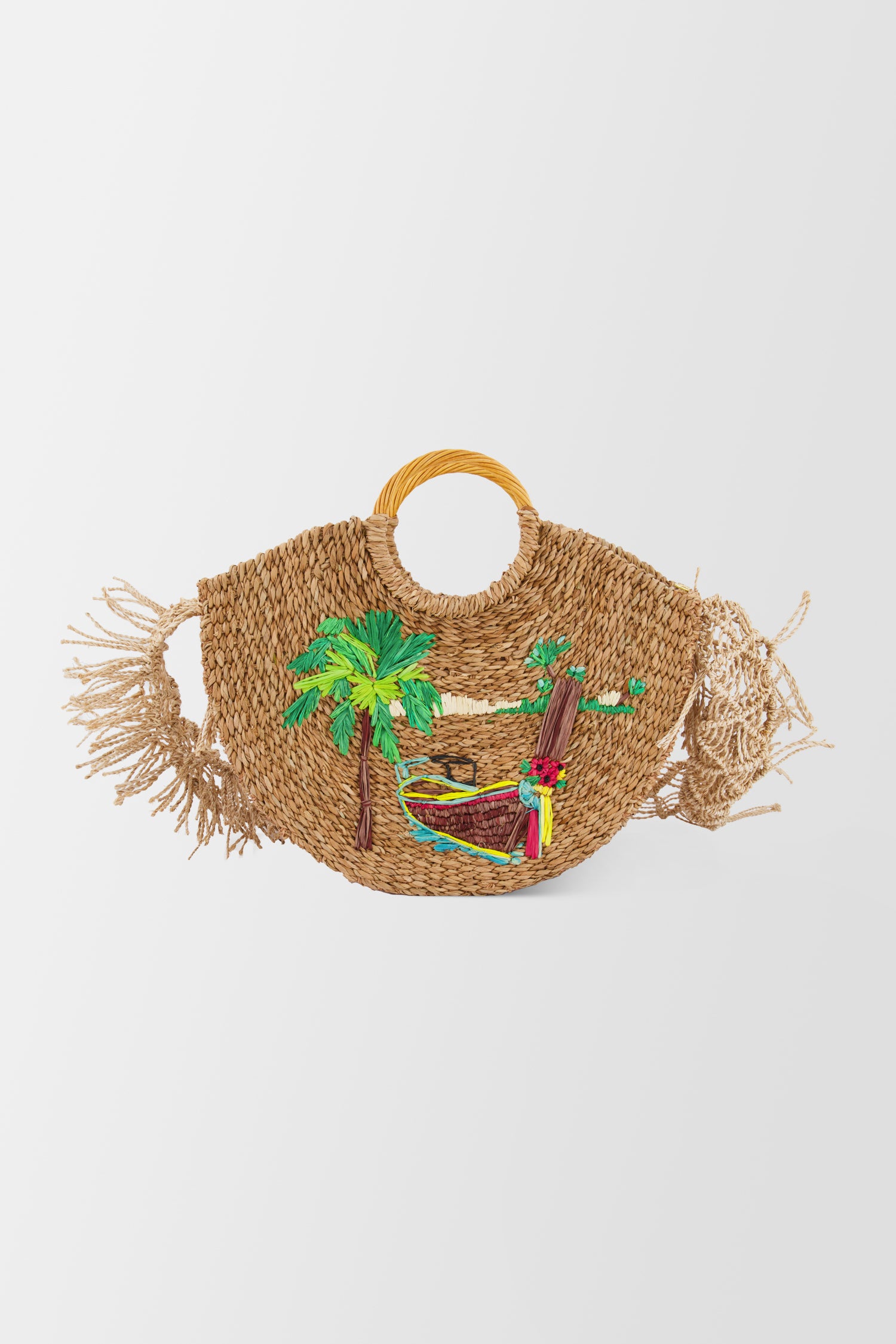 Serpui Natural Cindy Summer Boat Handbag - Stylish Women's Tote for Beach, Travel & Everyday Use
