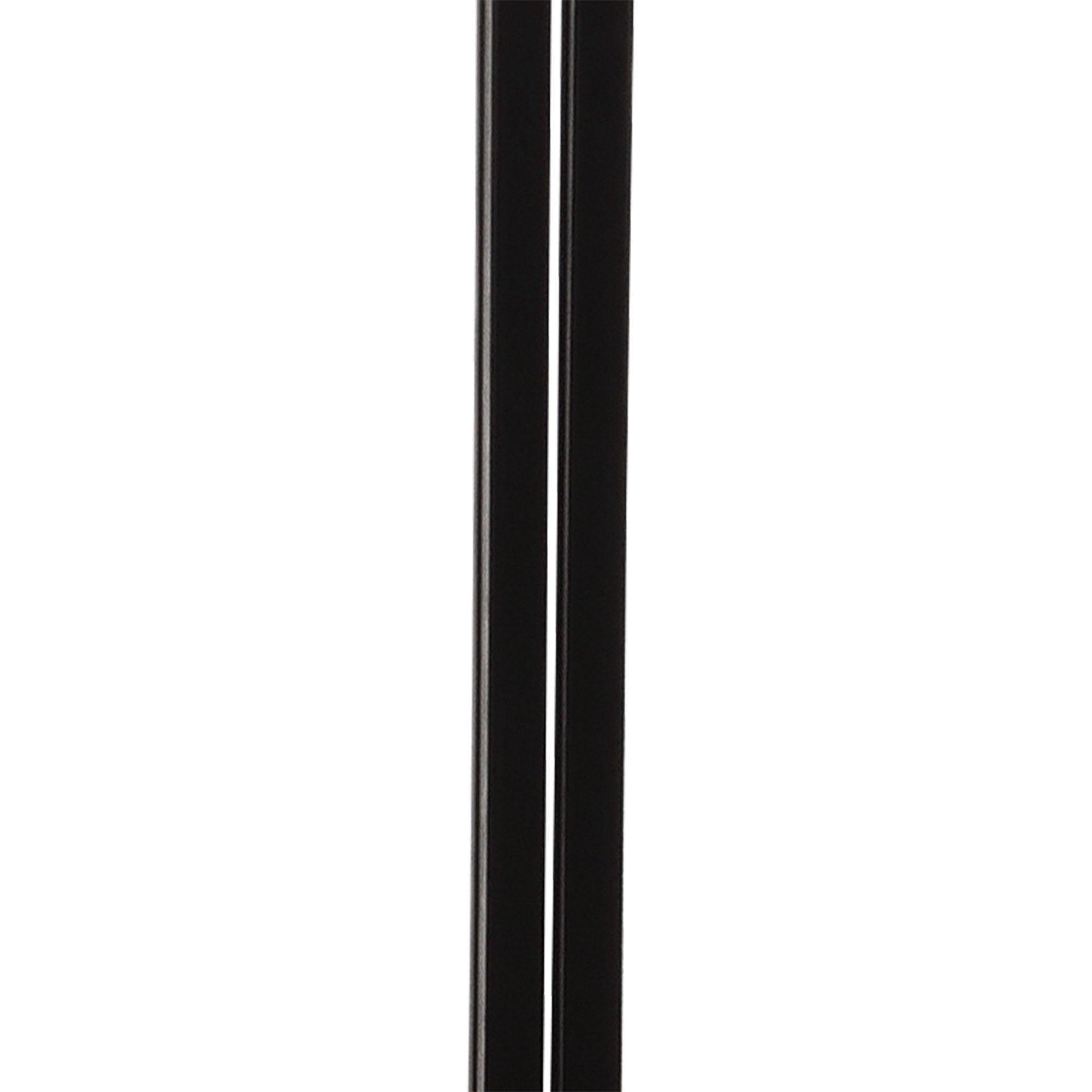 Modern Black Square Side Table with Marble Base - Stylish End Table for Living Room, Bedroom & Office Decor