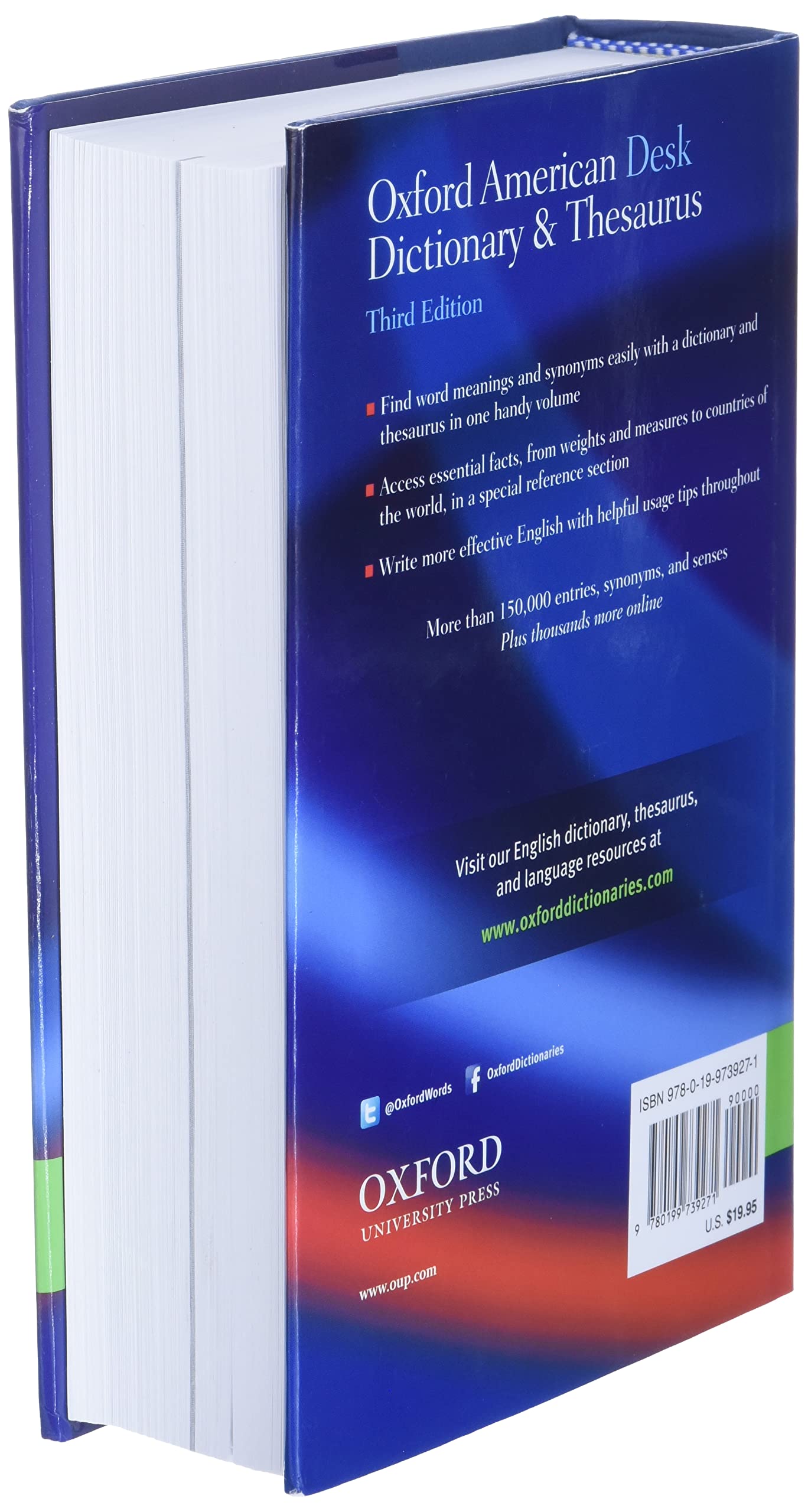 Oxford American Dictionary & Thesaurus - Perfect for Students & Writers