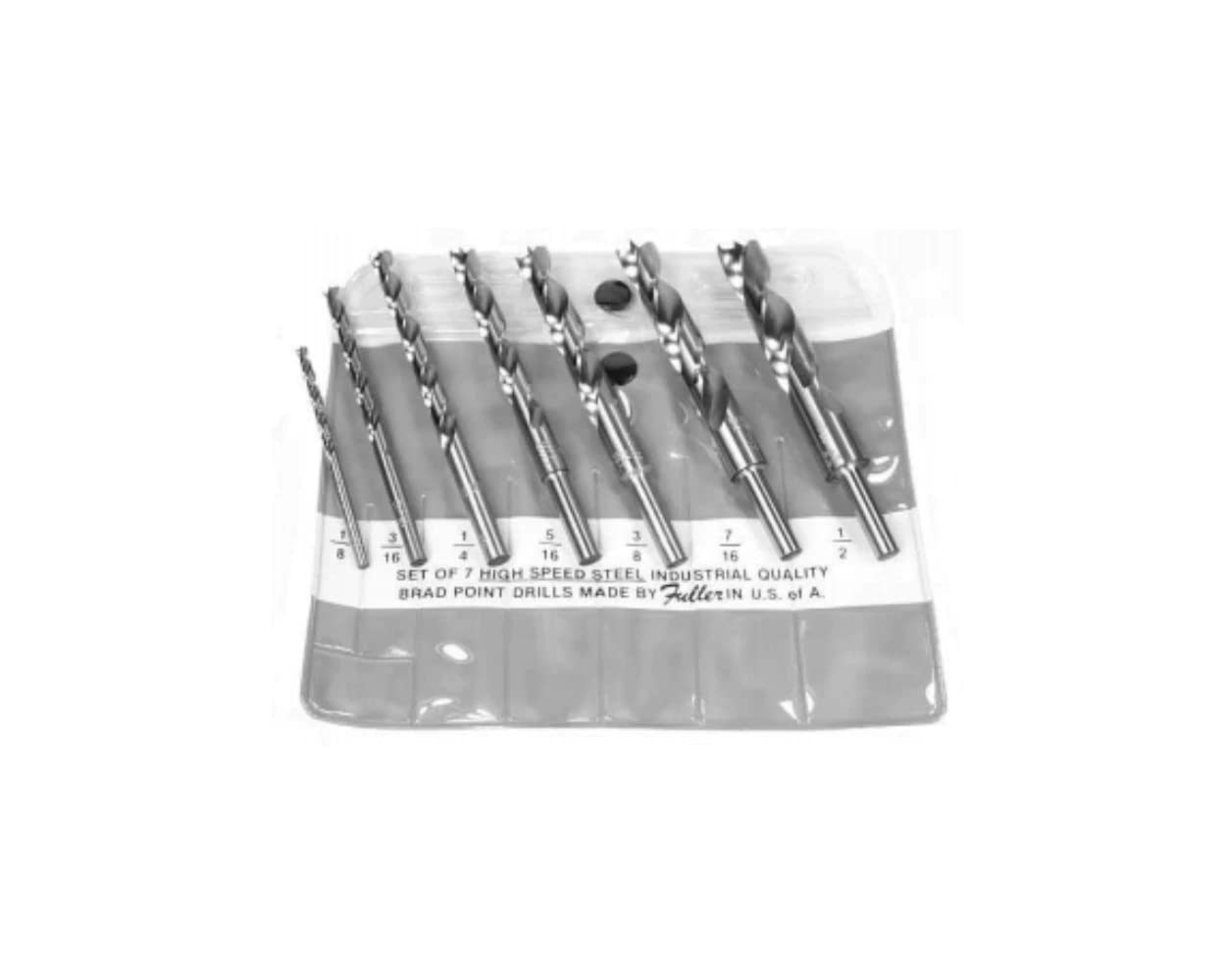 47-Piece Brad Point Drill Bit Set - #1 to #47 Sizes - Premium Woodworking & Metal Drilling Tools for DIY Projects & Professional Use