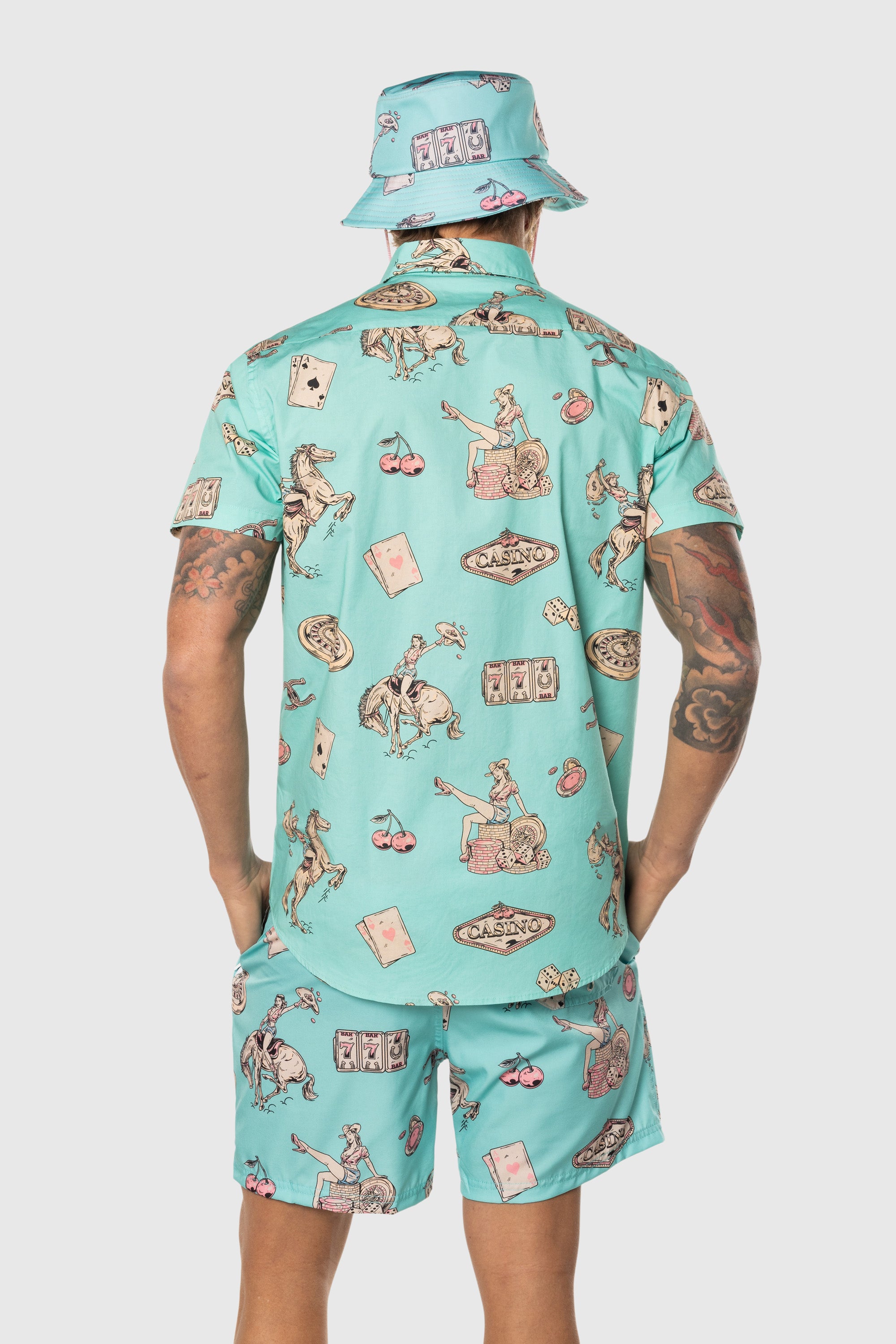 Stylish Cowboy Casino Summer Tuxedo for Men - Perfect for Western Weddings, Rodeos & Country Themed Parties