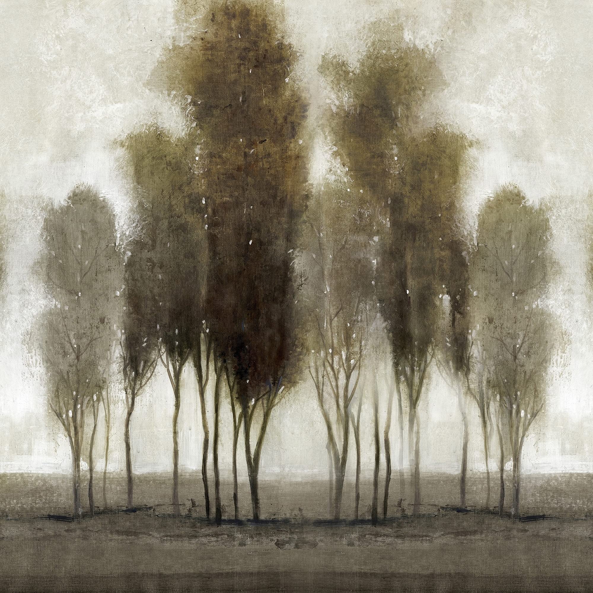 Handmade Neutral Scape Print on Wrapped Canvas 18x18 - Marmont Hill Wall Art for Living Room, Bedroom & Office Decor