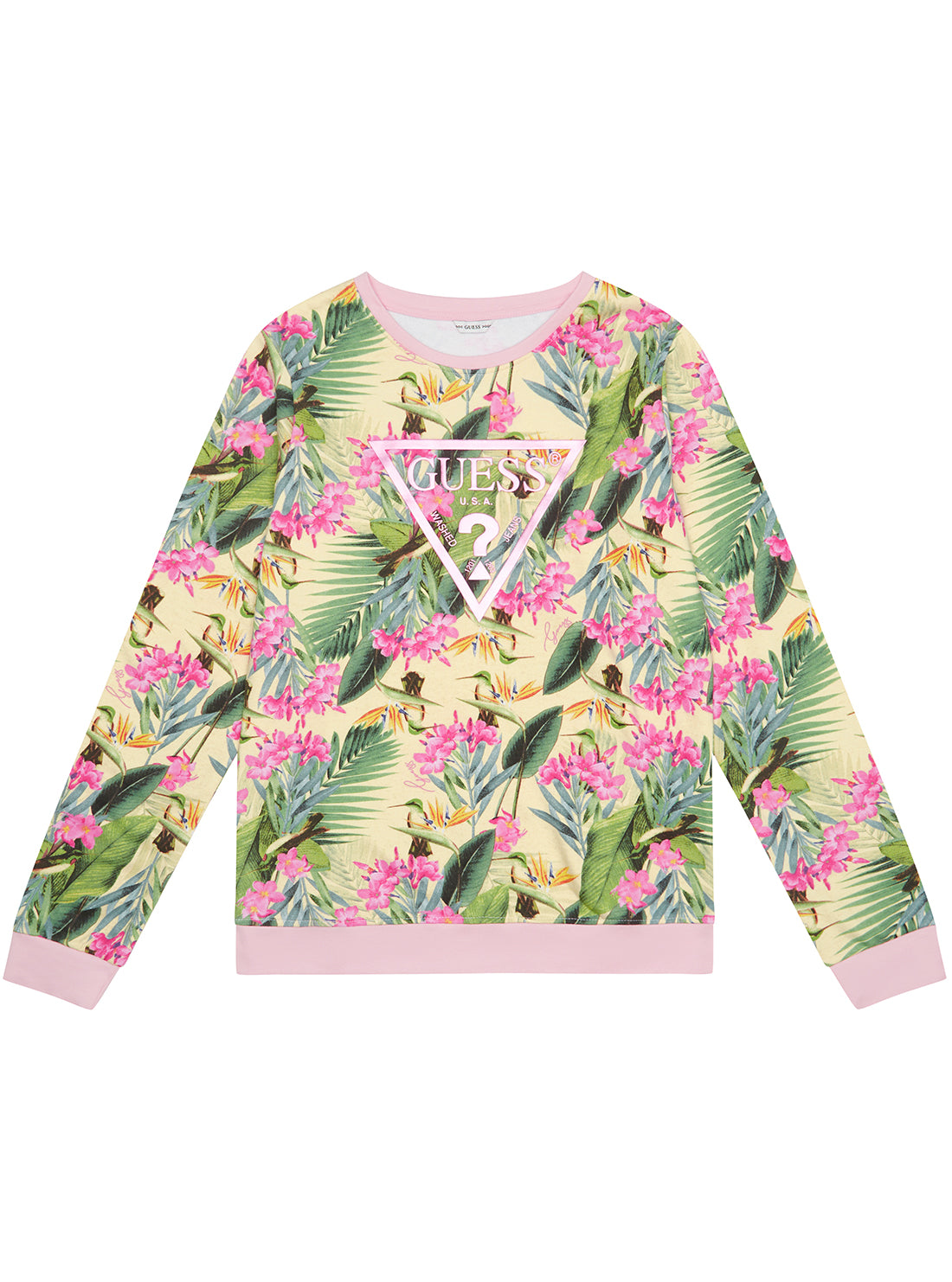 Floral Print Long Sleeve Jumper for Women - Soft Knit Tunic Sweater (Sizes 7-16) - Perfect for Fall Outfits, Office Wear & Casual Weekends