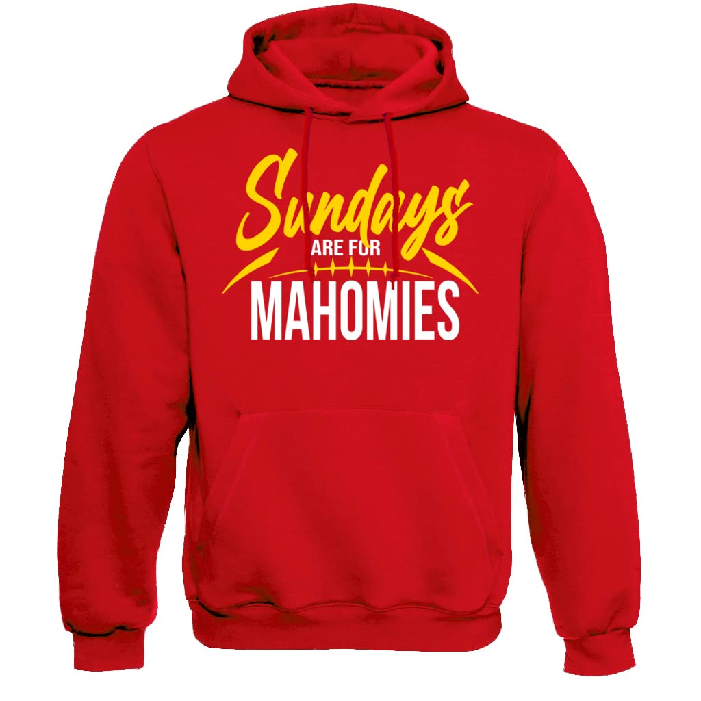 Xtreme Apparel Mahomes Hoodie for Men - Kansas City Chiefs Football Fan Sweatshirt | Game Day, Tailgating & Casual Wear