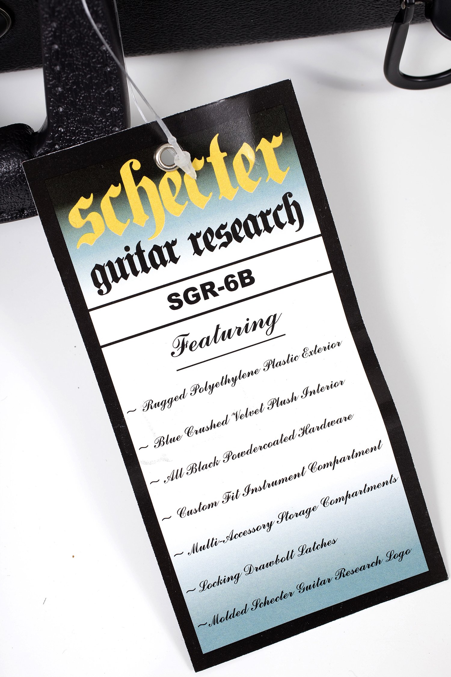Schecter SGR6 Bass Guitar Case - Durable Hard Shell for Protection - Perfect for Travel, Gigging & Storage