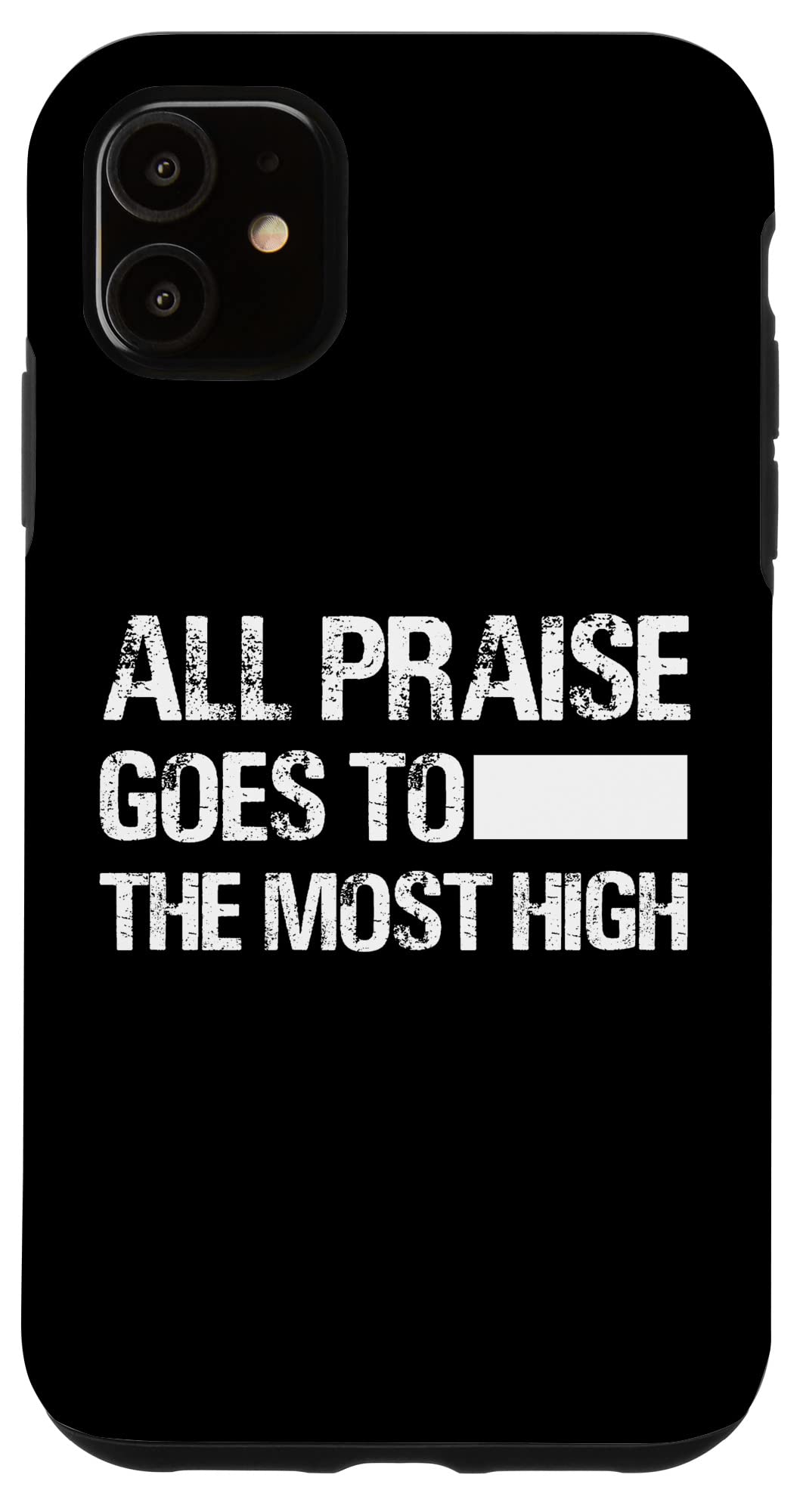 iPhone 11 Case - Black Hebrew Israelite All Praise Protective Phone Cover | Durable Slim Fit for Everyday Use & Religious Expression