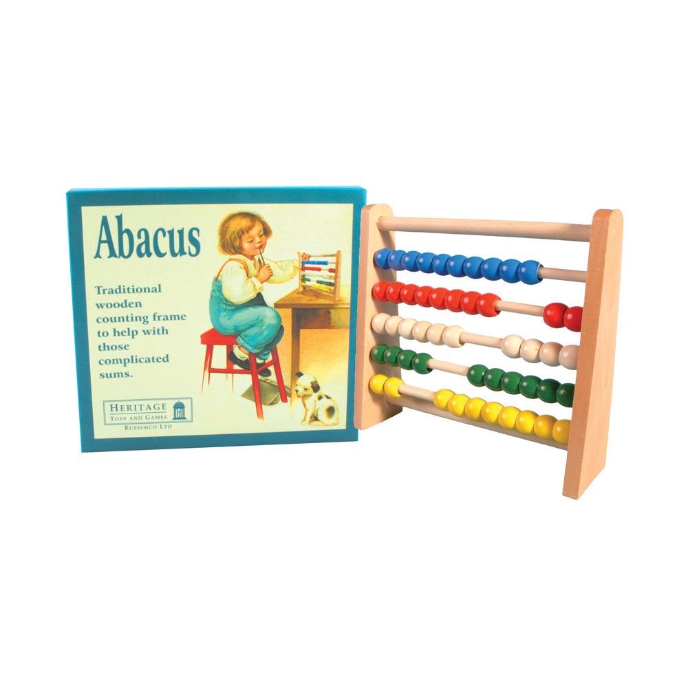 Colorful Counting Abacus - Vibrant Wooden Bead Calculator for Kids Math Learning | Educational Toy for Preschool & Homeschool