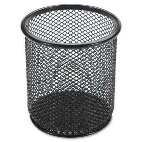 Black Mesh/Wire Pencil Cup Holder - 3.5 x 3.9