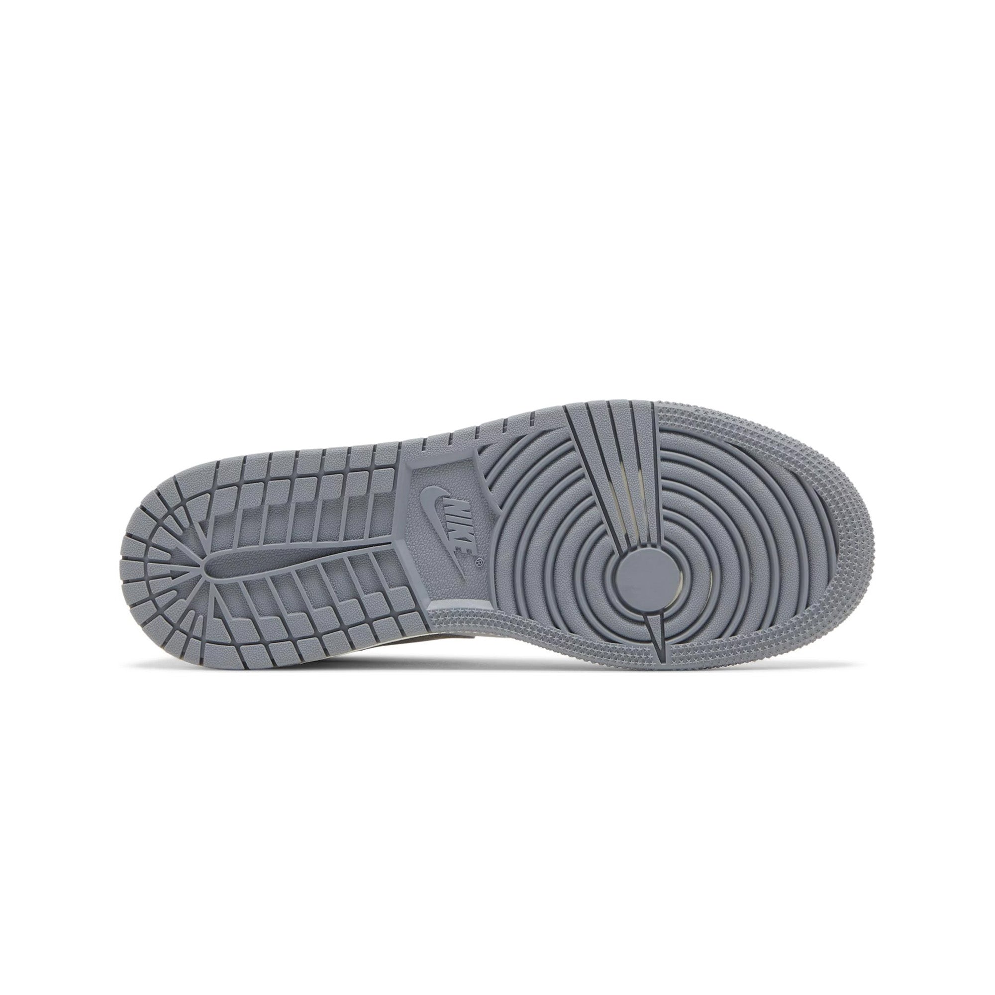 Air Jordan 1 Mid 'Neutral Grey' GS Sneakers (2022) - Comfortable Basketball Shoes for Women & Girls - Perfect for Sports, Casual Wear & Street Fashion