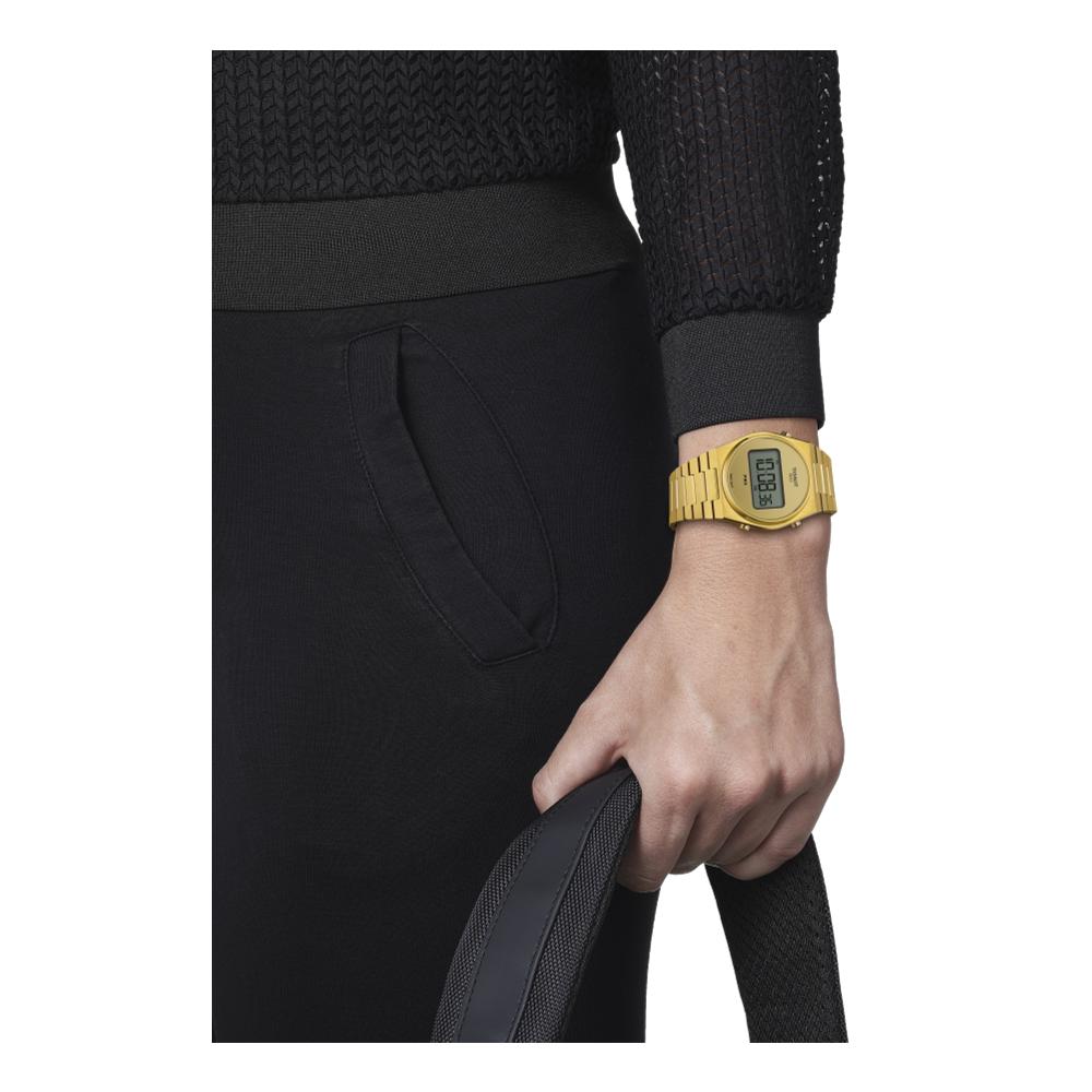 PRX Digital 35mm Gold Tone Watch with Stainless Steel Bracelet - Stylish Quartz Chronograph for Men, Perfect for Business, Casual & Formal Occasions