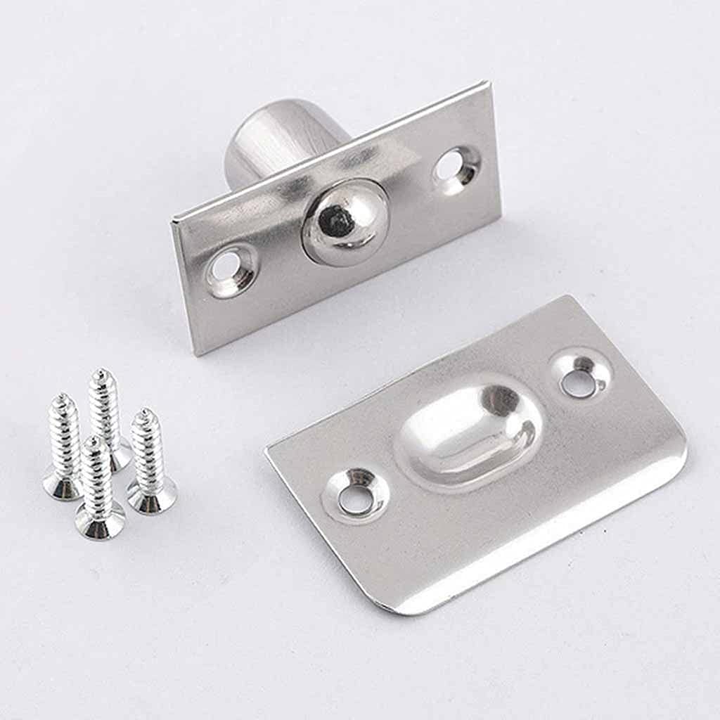 Spring Invisible Wooden Cabinet Door Beads Lock - Ball Catch Latch Catcher for Closet & Cupboard Doors | Touch Beads Locking Mechanism | Perfect for Kitchen Cabinets, Wardrobes & Furniture Doors
