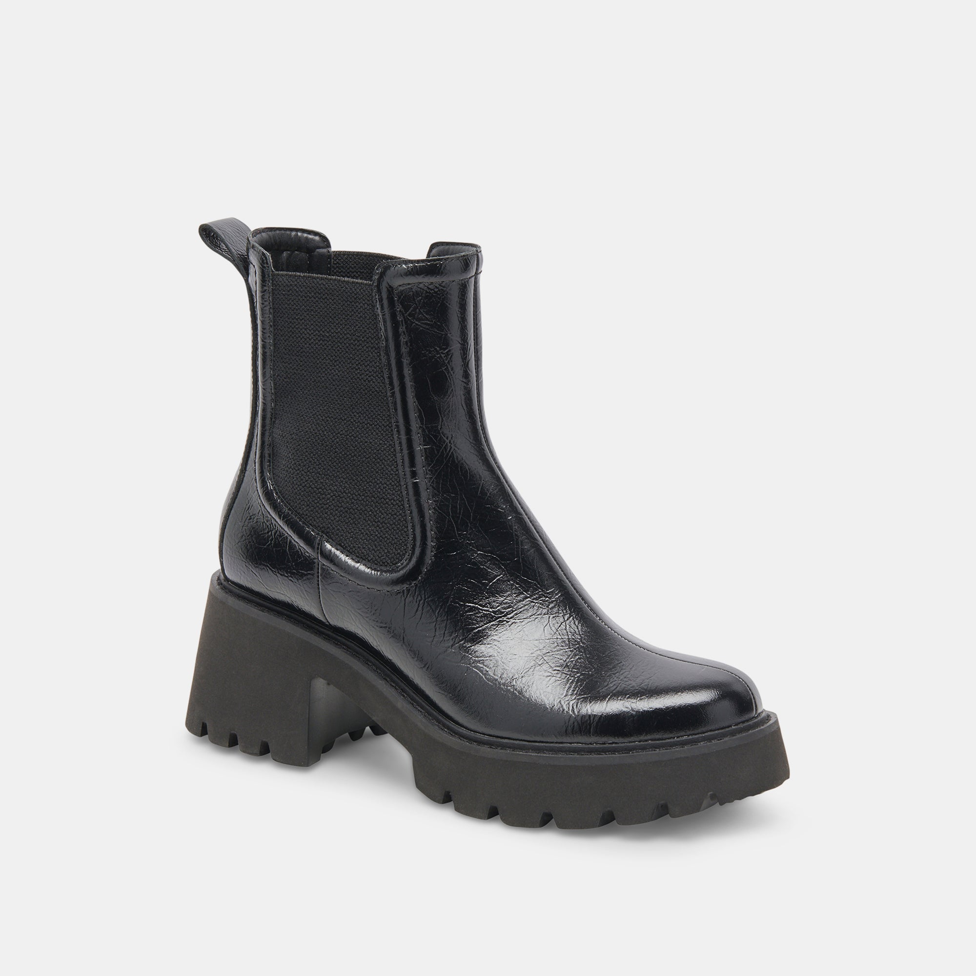 HAWK H20 WIDE BOOTIES - Waterproof Winter Boots for Women, Mid-Calf Snow Boots with Crinkle Patent Finish - Perfect for Snowy Days, Hiking & Outdoor Activities