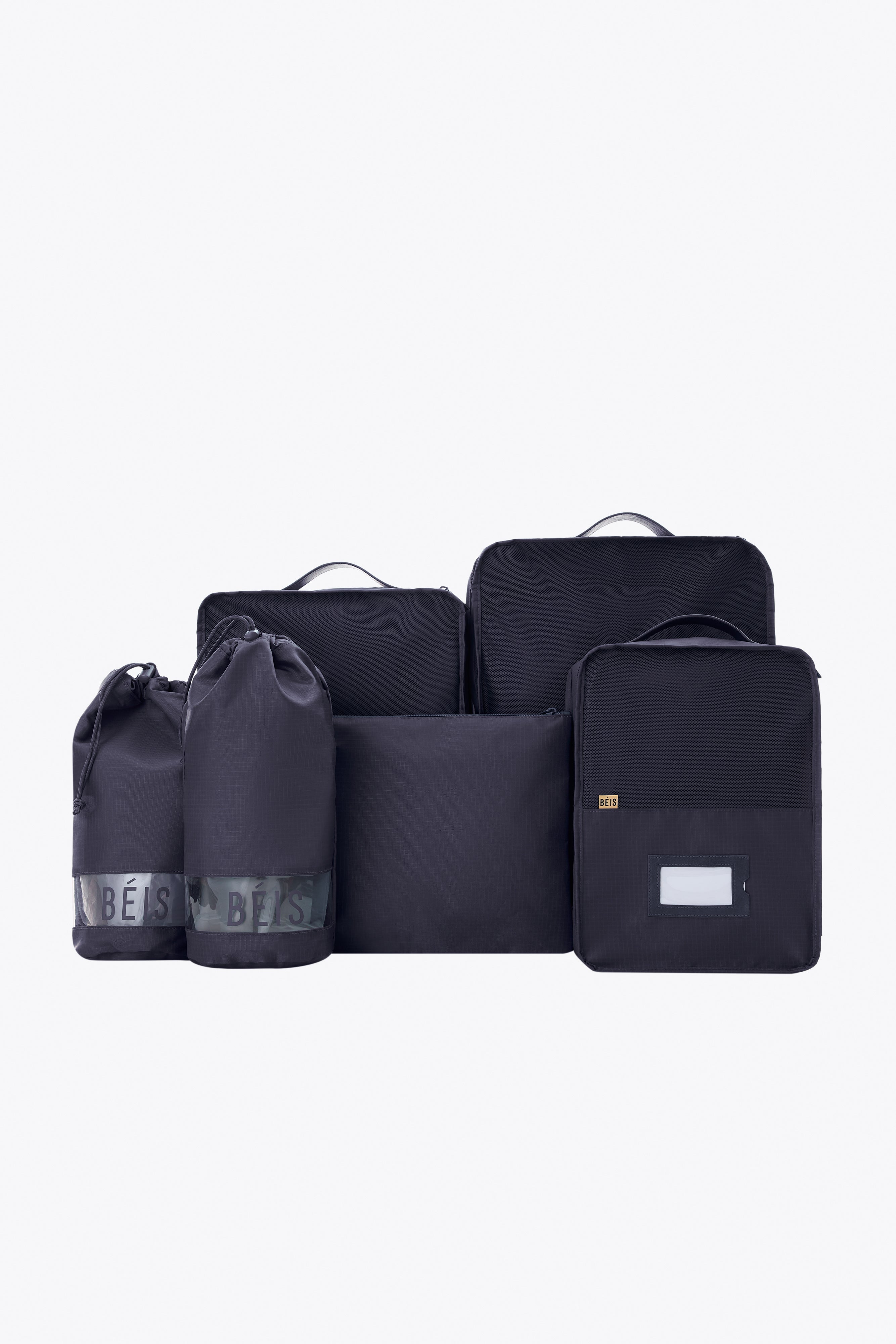 Premium Navy Packing Cubes for Travel - 4-Piece Set with Organizer Bags for Suitcase & Carry-On Luggage - Perfect for Business Trips, Vacations & Weekend Getaways